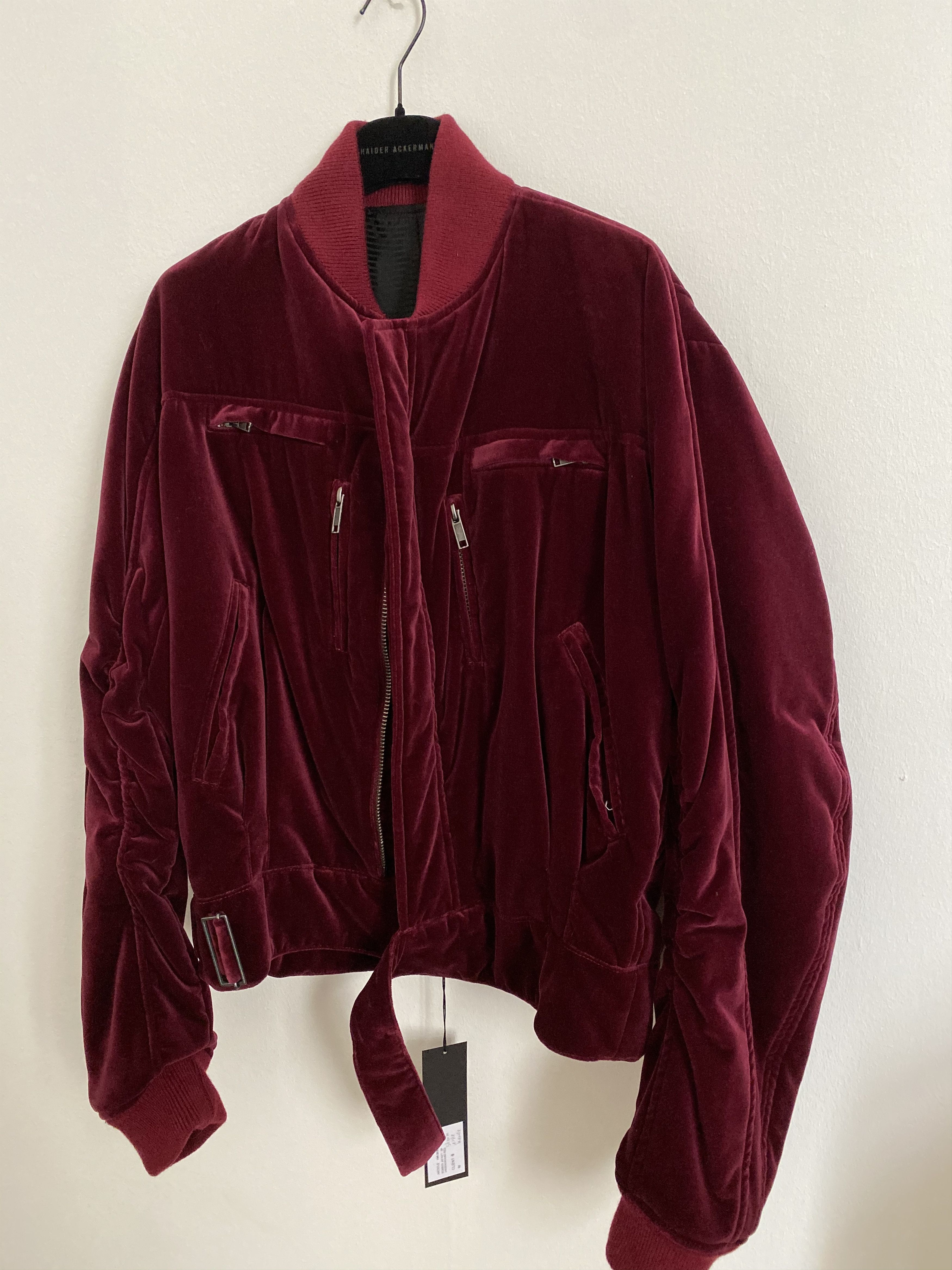 Haider Ackermann New Reproduction of fw15 Velvet Bomber Size US M / EU 48-50 / 2 - 2 Thumbnail