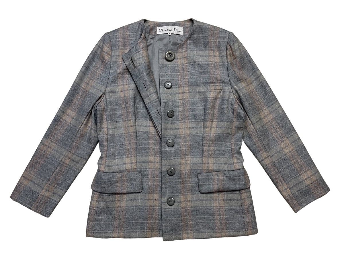 Christian Dior Monsieur Dior Checkered Coat Size M / US 6-8 / IT 42-44 - 3 Thumbnail