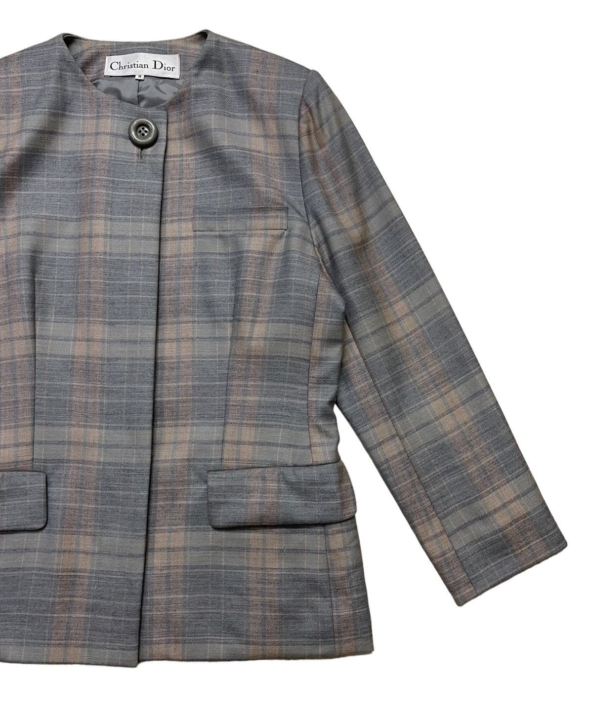 Christian Dior Monsieur Dior Checkered Coat Size M / US 6-8 / IT 42-44 - 6 Thumbnail