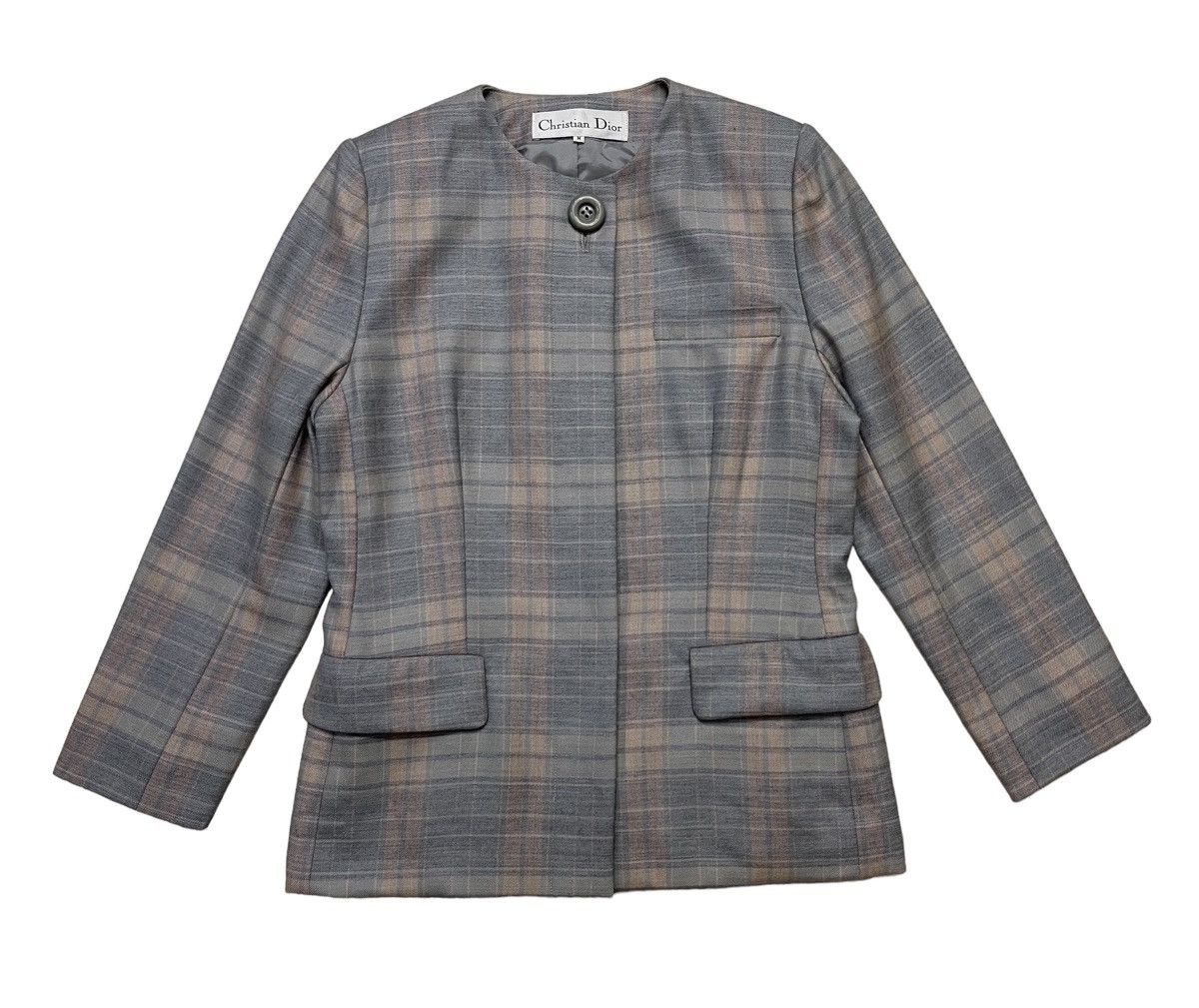 Christian Dior Monsieur Dior Checkered Coat Size M / US 6-8 / IT 42-44 - 4 Thumbnail