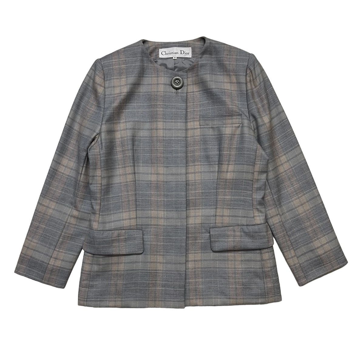Christian Dior Monsieur Dior Checkered Coat Size M / US 6-8 / IT 42-44 - 2 Thumbnail