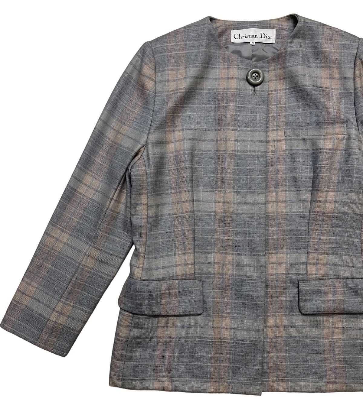 Christian Dior Monsieur Dior Checkered Coat Size M / US 6-8 / IT 42-44 - 7 Thumbnail