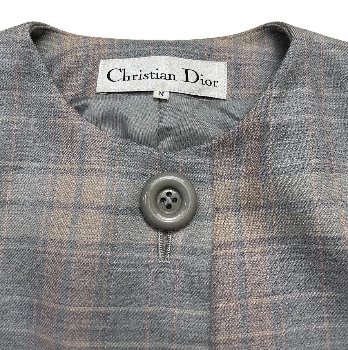 Christian Dior Monsieur Dior Checkered Coat Size M / US 6-8 / IT 42-44 - 11 Thumbnail