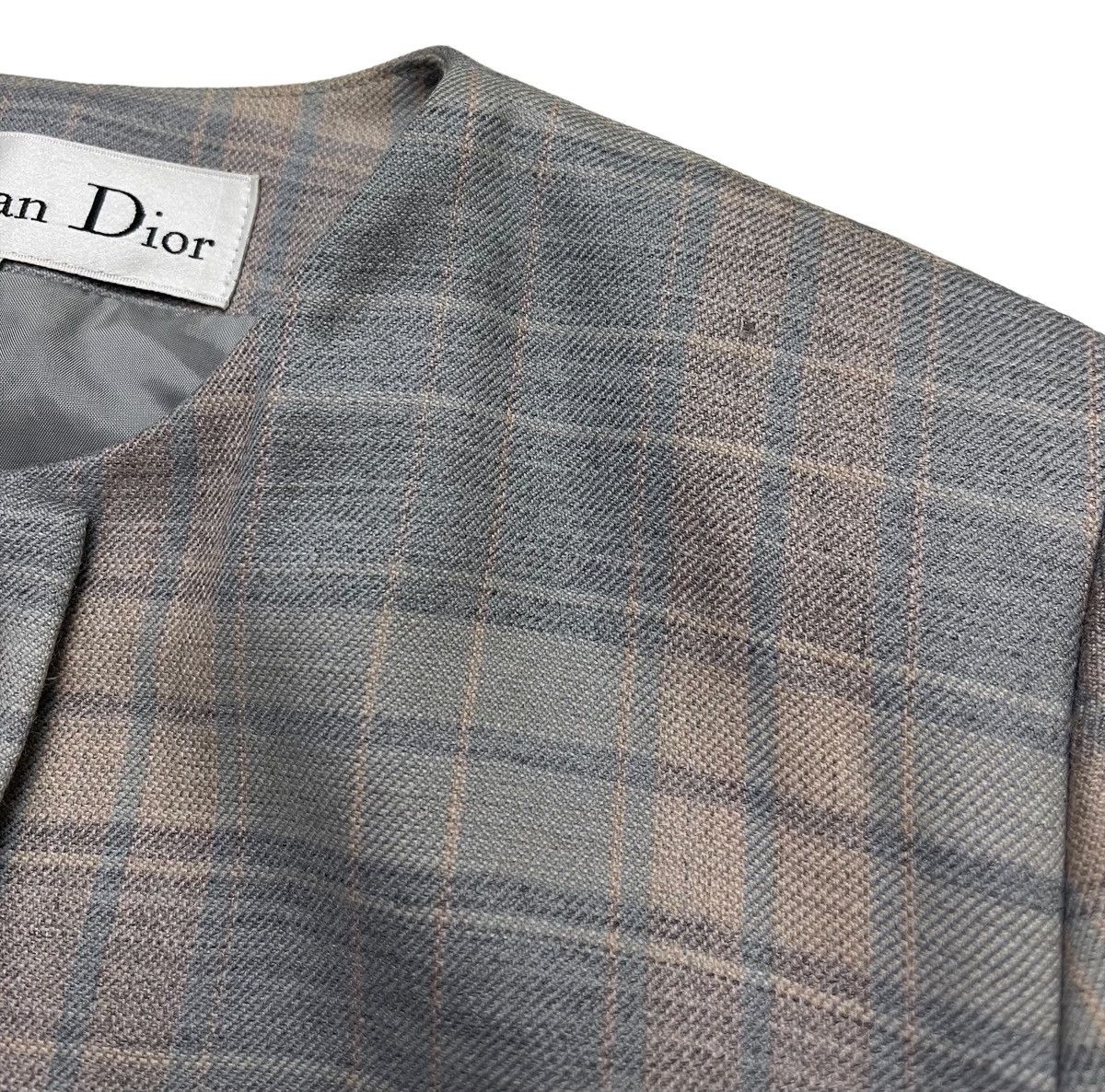 Christian Dior Monsieur Dior Checkered Coat Size M / US 6-8 / IT 42-44 - 10 Thumbnail