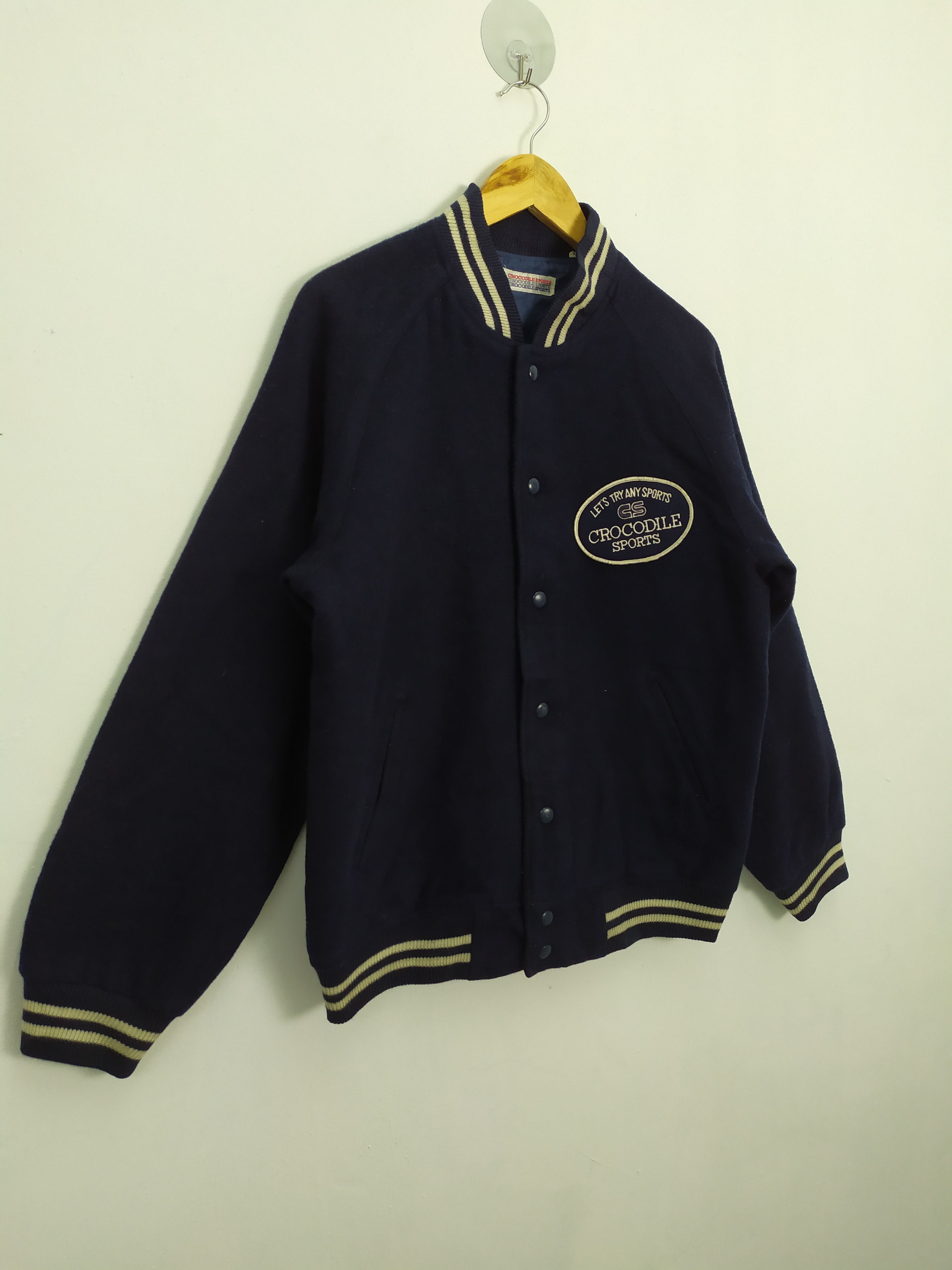 Crocs CROCODILE SPORTS WOOL VARSITY JACKET Size US M / EU 48-50 / 2 - 6 Thumbnail
