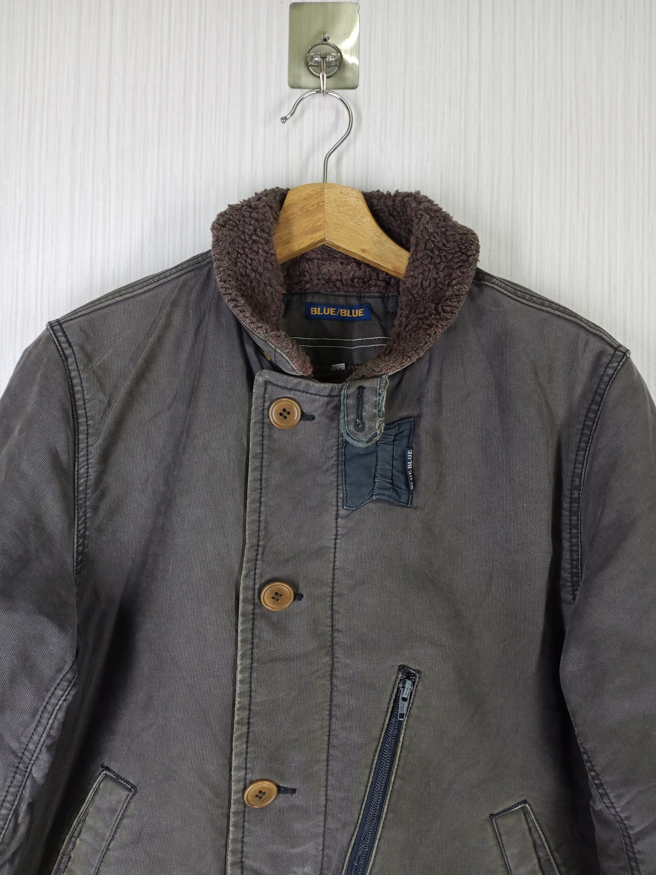 Blue Blue Japan Blue Blue Japan Sherling Jacket Size US M / EU 48-50 / 2 - 2 Thumbnail