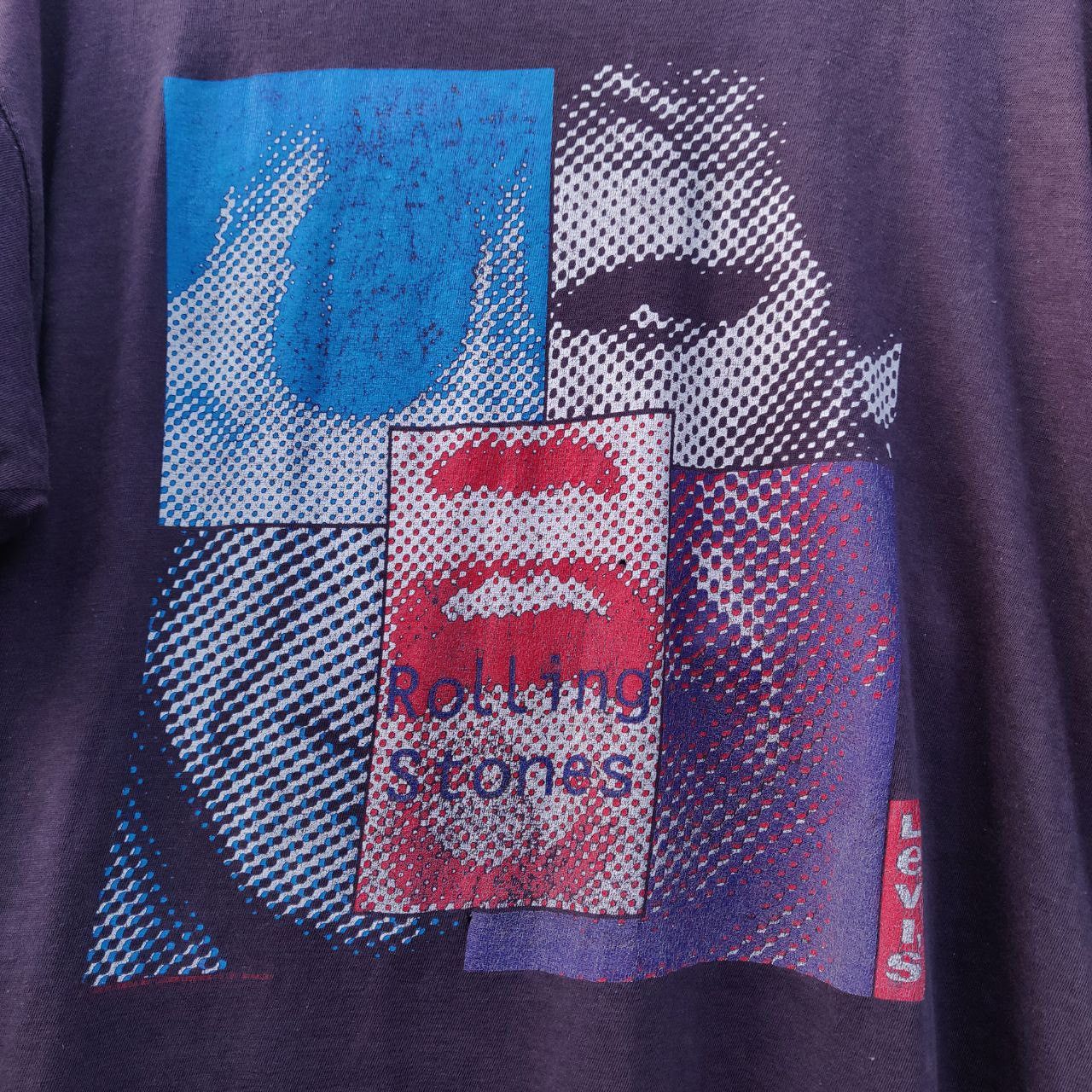 Levi's Rare 1990 Rolling Stones x Levi`s x Andy Warhol Vintage Tее Size US L / EU 52-54 / 3 - 2 Thumbnail