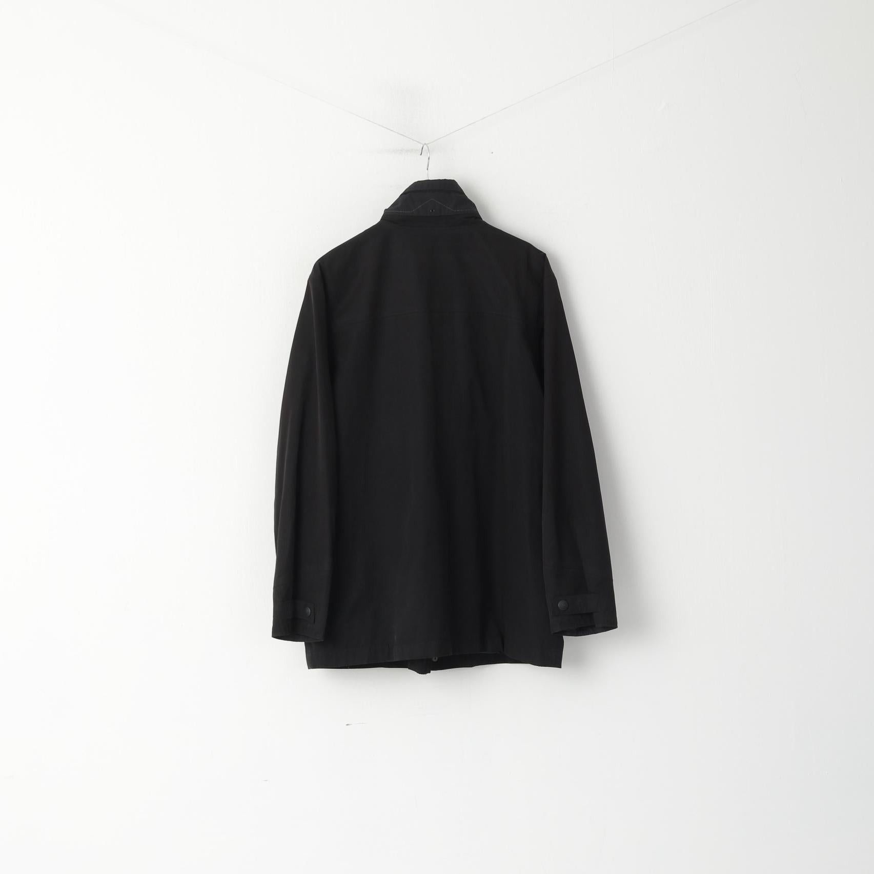Vintage Bush Men 46 XL Jacket Black Sympatex Technlogy Top 3116 Size US XL / EU 56 / 4 - 8 Thumbnail