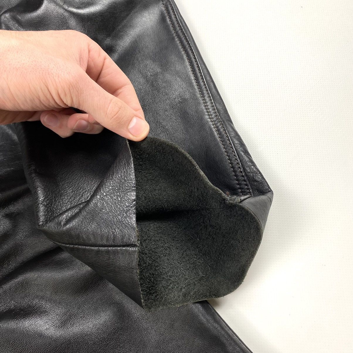 Genuine Leather 90’s Vintage IXS Leather Pants Motorcycle Streetwear Racing Size US 28 / EU 44 - 14 Thumbnail