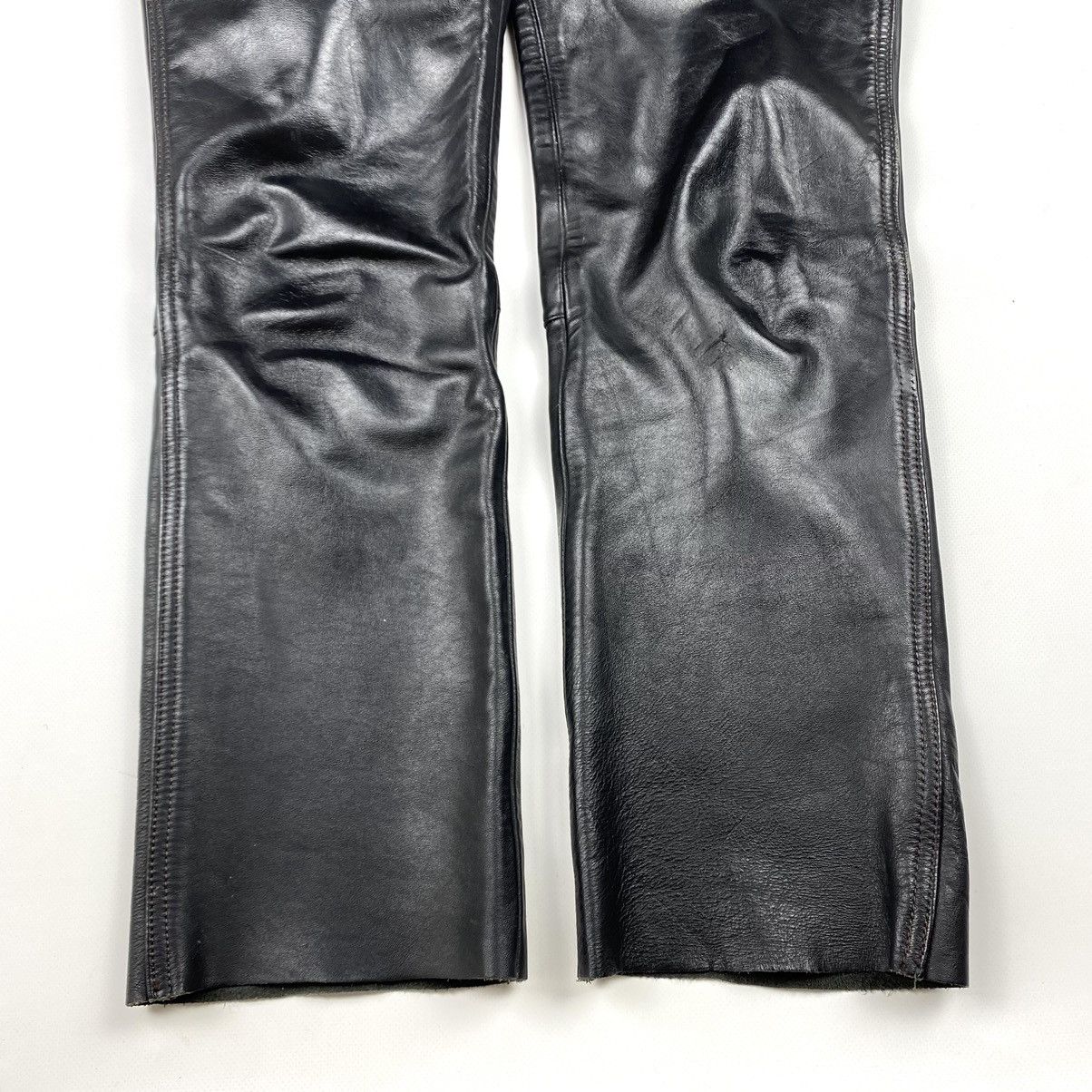 Genuine Leather 90’s Vintage IXS Leather Pants Motorcycle Streetwear Racing Size US 28 / EU 44 - 12 Thumbnail
