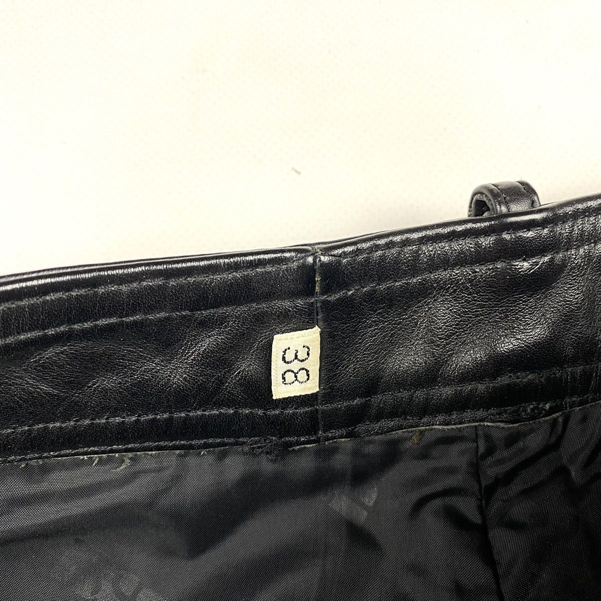 Genuine Leather 90’s Vintage IXS Leather Pants Motorcycle Streetwear Racing Size US 28 / EU 44 - 10 Thumbnail