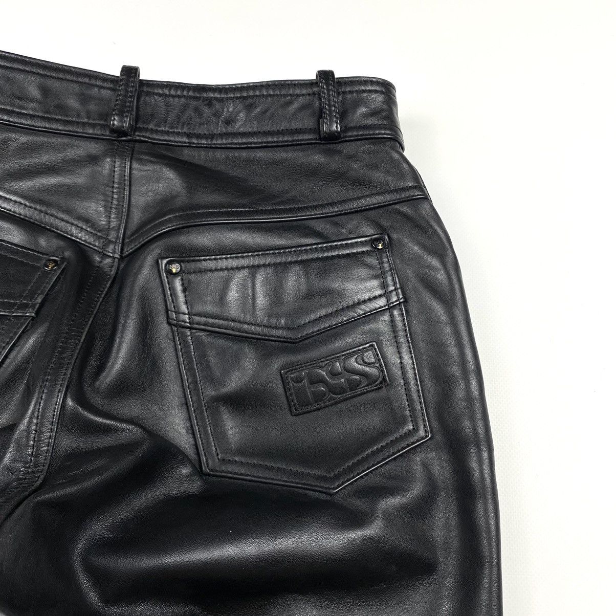 Genuine Leather 90’s Vintage IXS Leather Pants Motorcycle Streetwear Racing Size US 28 / EU 44 - 17 Thumbnail