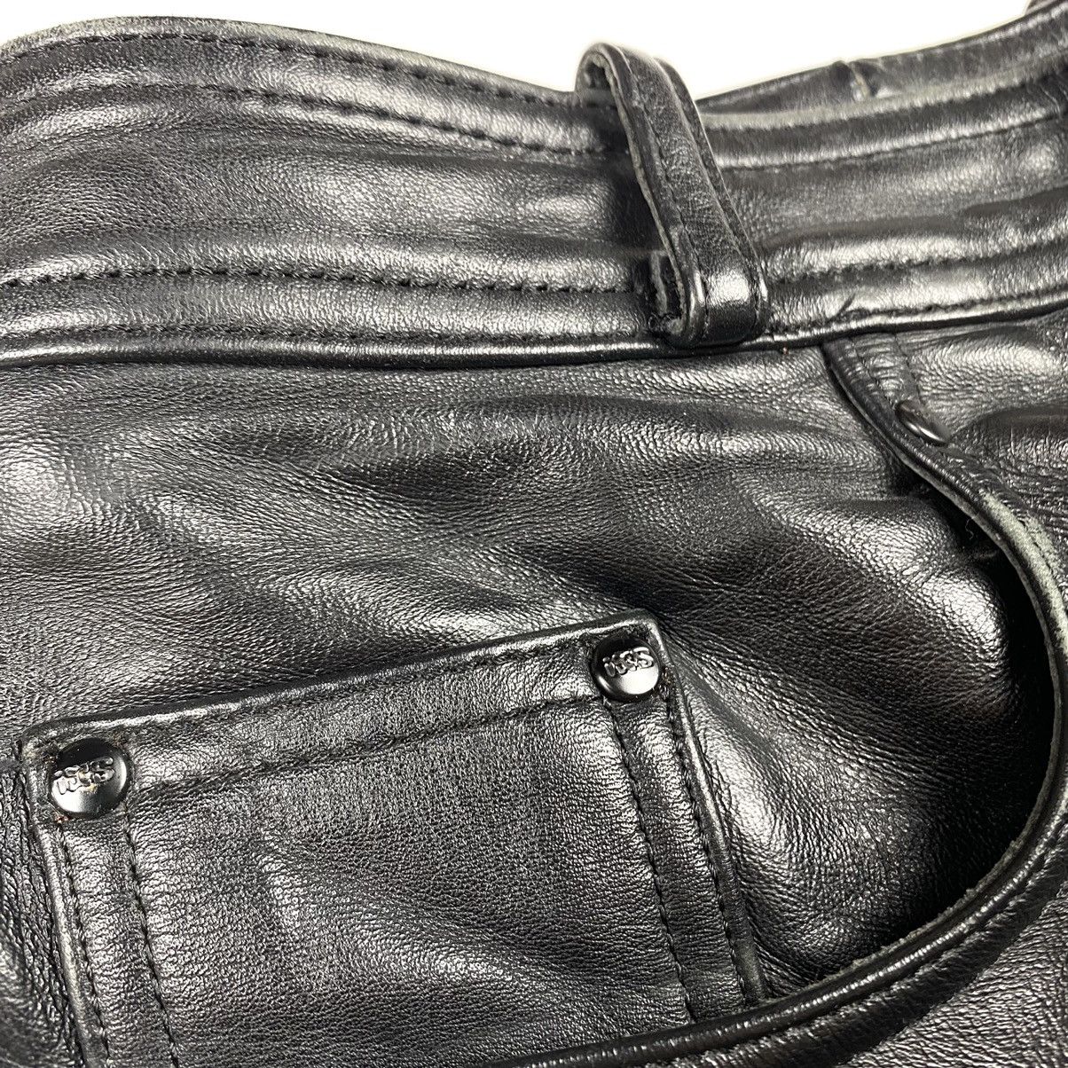 Genuine Leather 90’s Vintage IXS Leather Pants Motorcycle Streetwear Racing Size US 28 / EU 44 - 5 Thumbnail