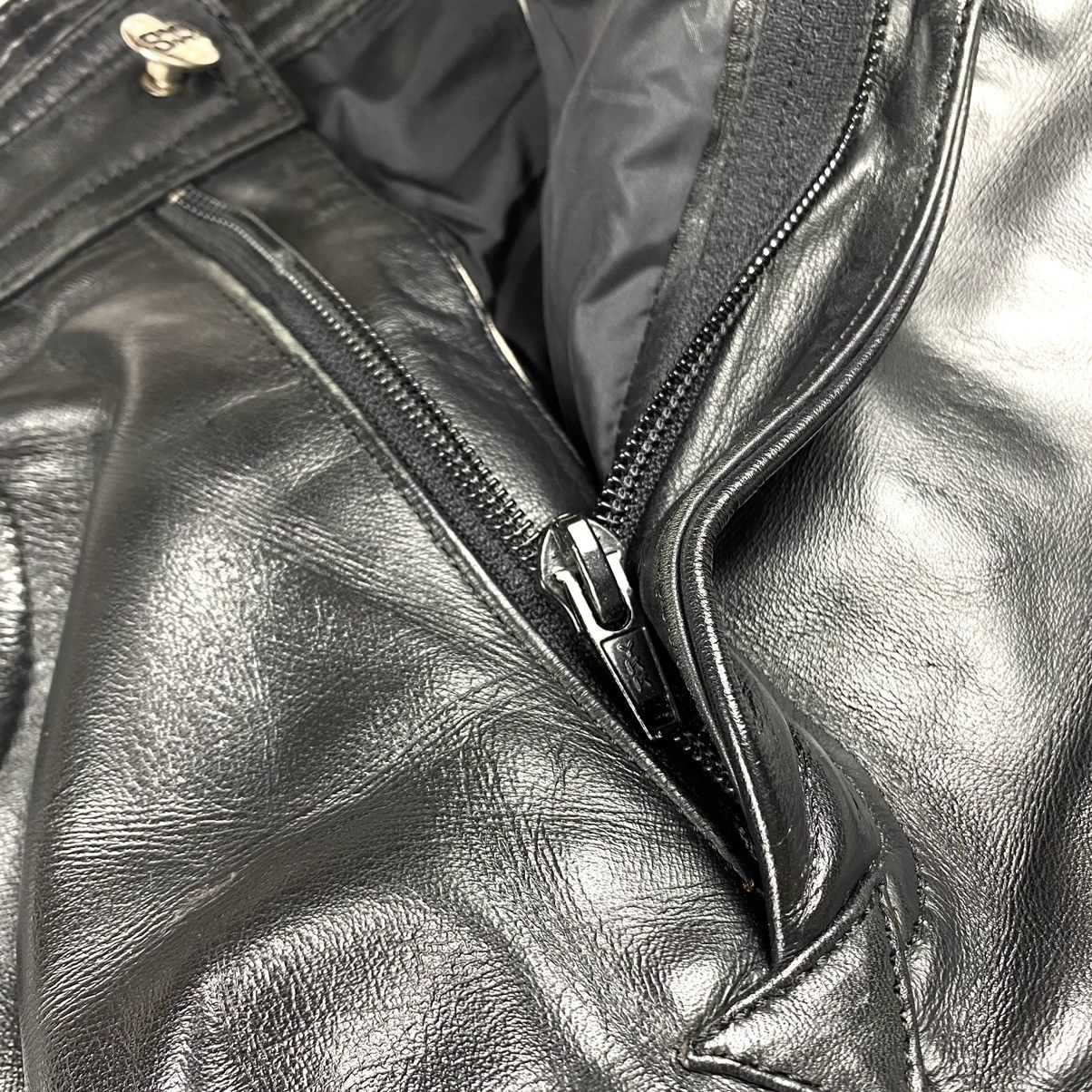 Genuine Leather 90’s Vintage IXS Leather Pants Motorcycle Streetwear Racing Size US 28 / EU 44 - 8 Thumbnail