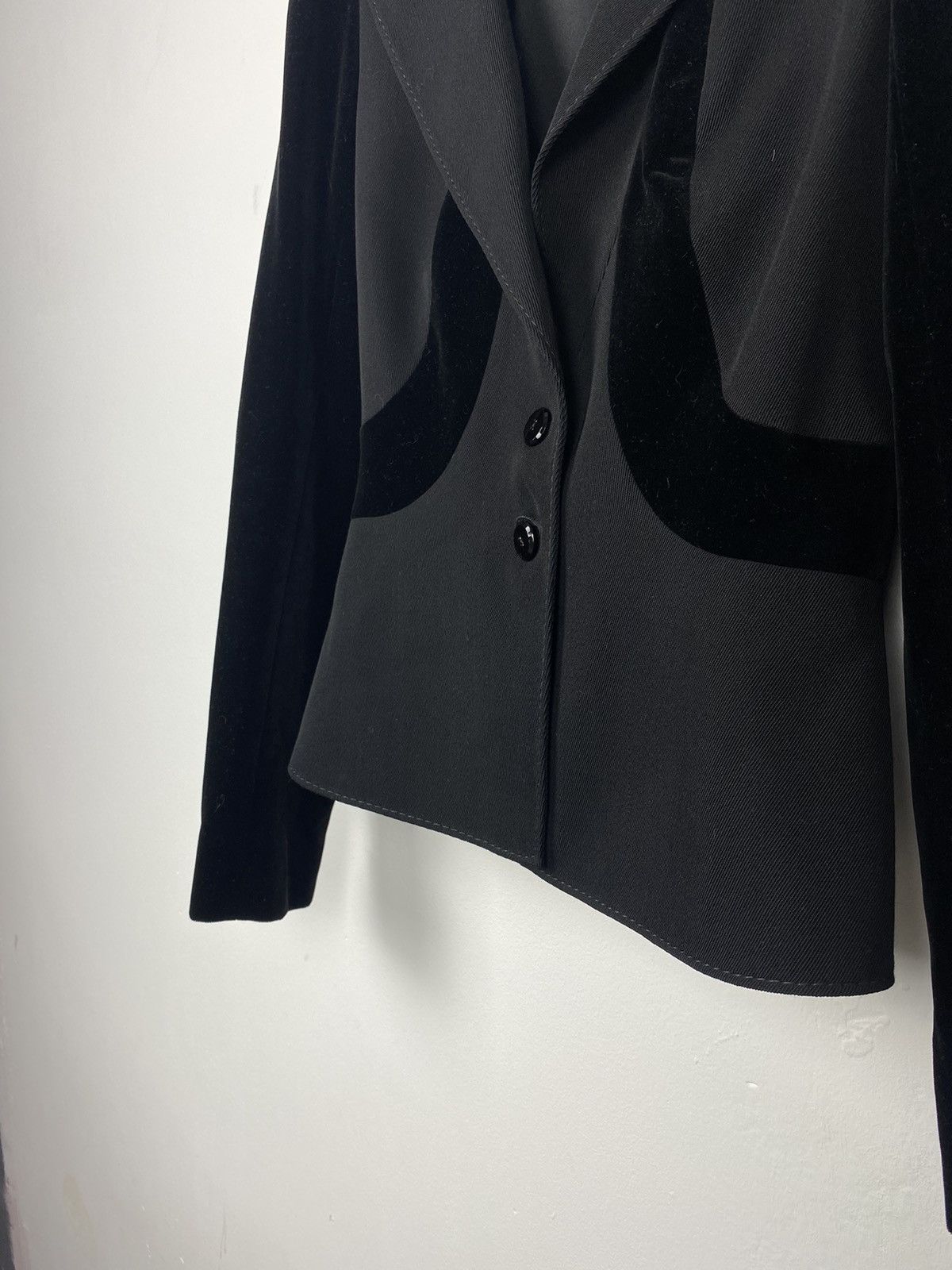 Giovanni Valentino RRP€2250 Valentino Cropped Velvet Double Lining Blazer W 4 Size S / US 4 / IT 40 - 5 Thumbnail