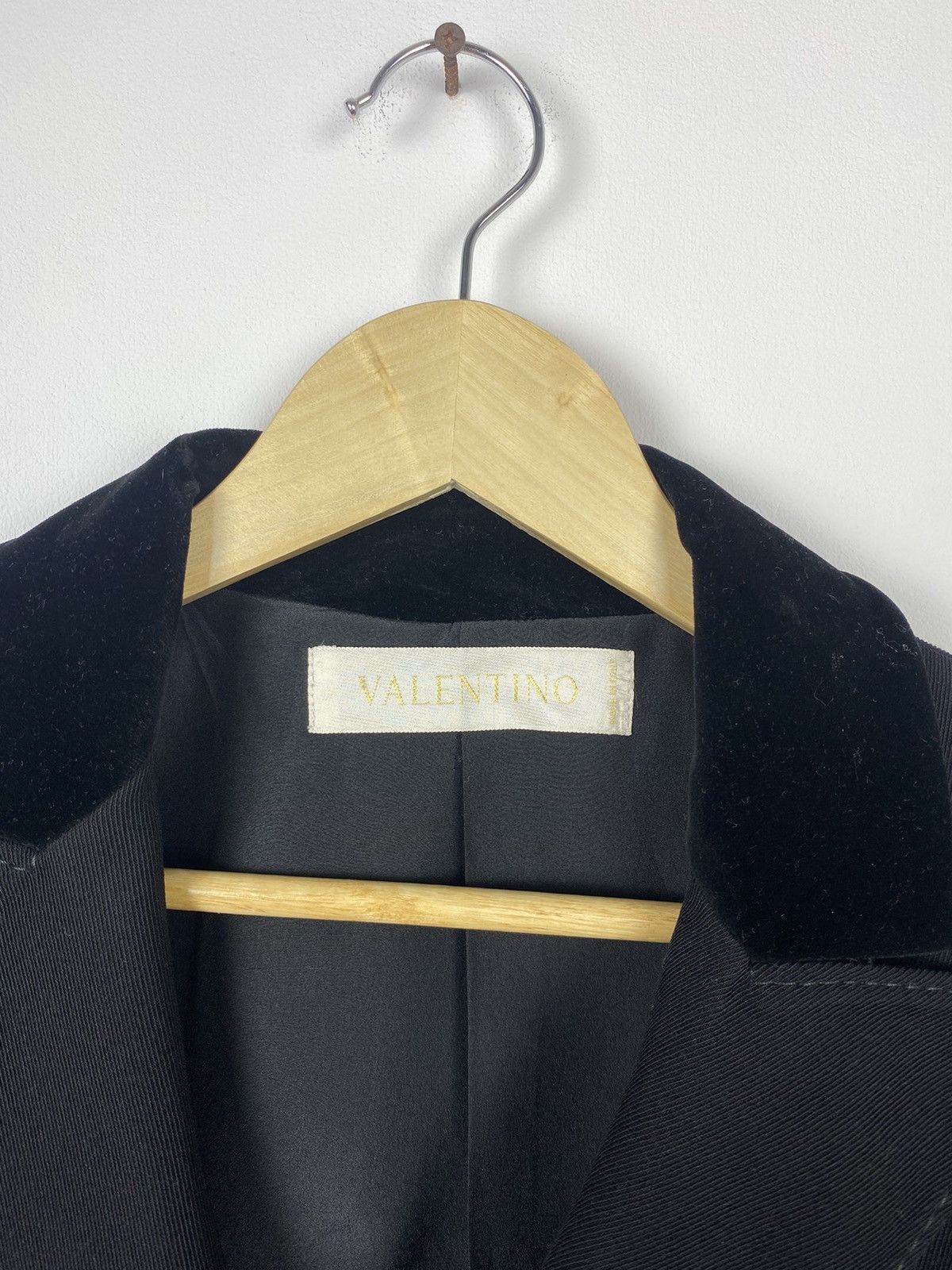 Giovanni Valentino RRP€2250 Valentino Cropped Velvet Double Lining Blazer W 4 Size S / US 4 / IT 40 - 7 Thumbnail