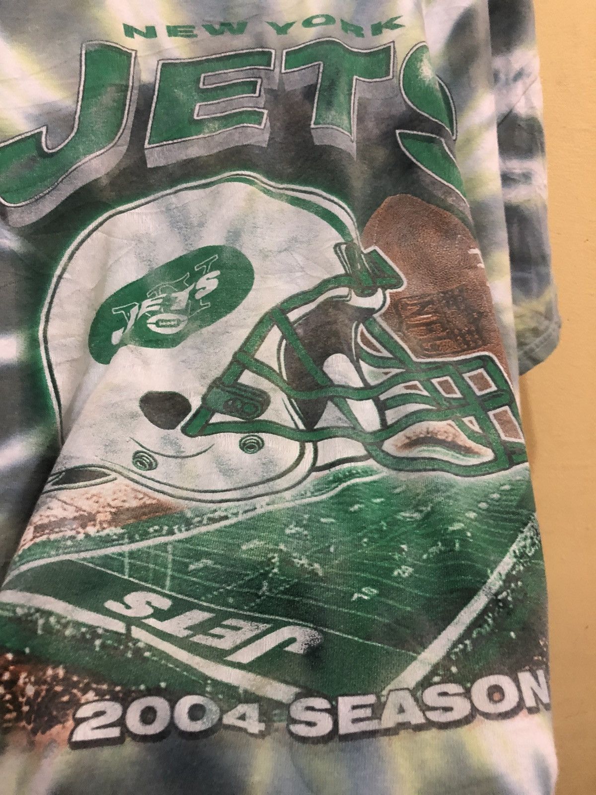 NFL × New York Yankees × Vintage Vintage 90s JETS American Football tees Size US XL / EU 56 / 4 - 5 Thumbnail
