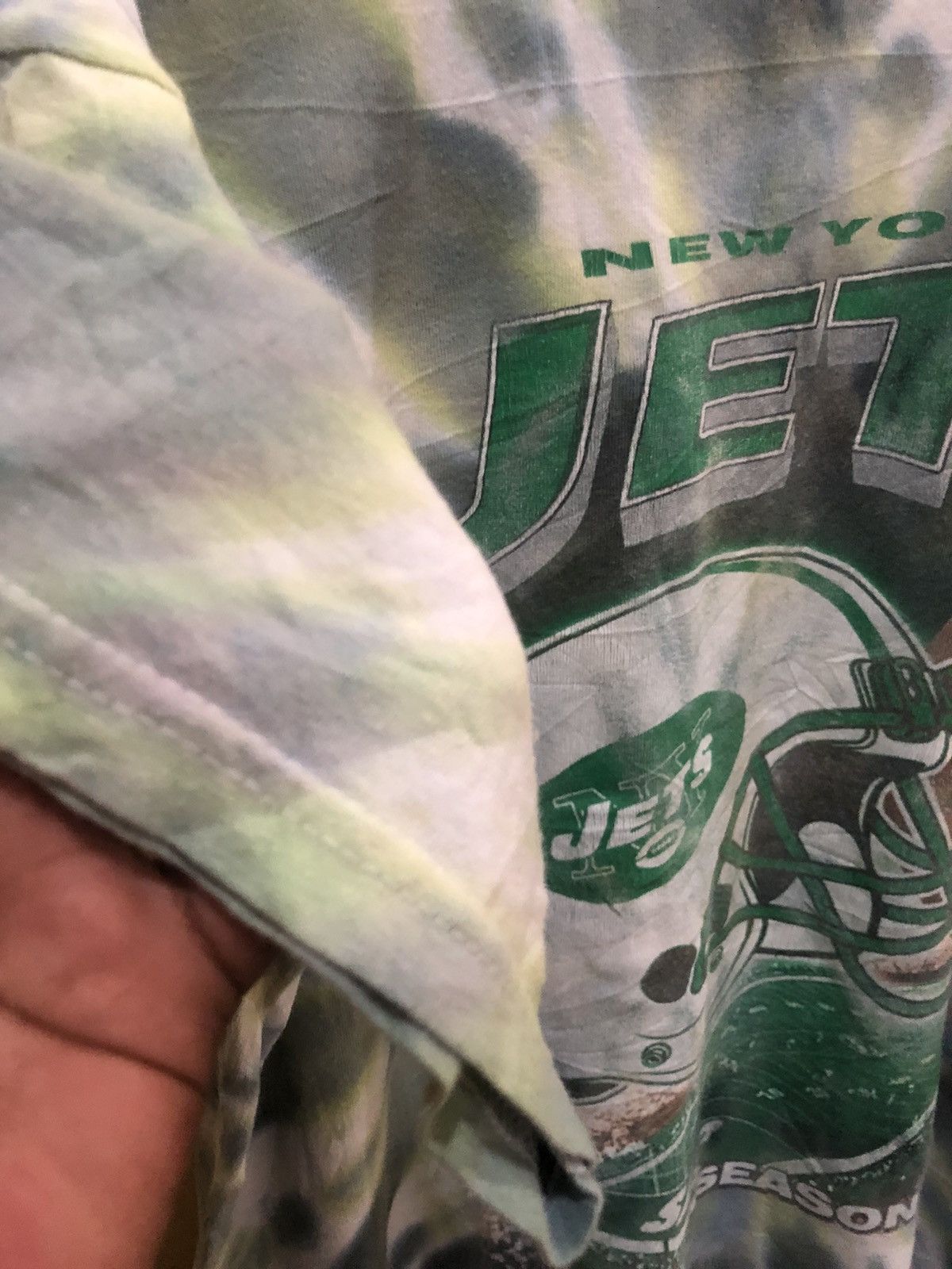 NFL × New York Yankees × Vintage Vintage 90s JETS American Football tees Size US XL / EU 56 / 4 - 3 Thumbnail