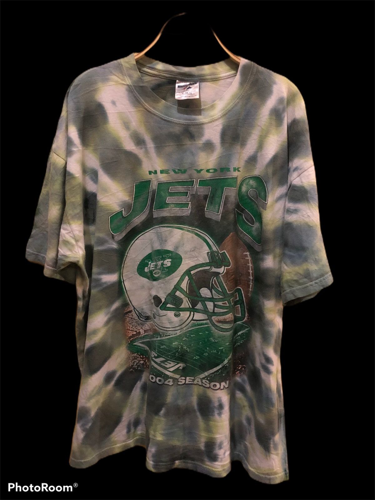 NFL × New York Yankees × Vintage Vintage 90s JETS American Football tees Size US XL / EU 56 / 4 - 1 Thumbnail