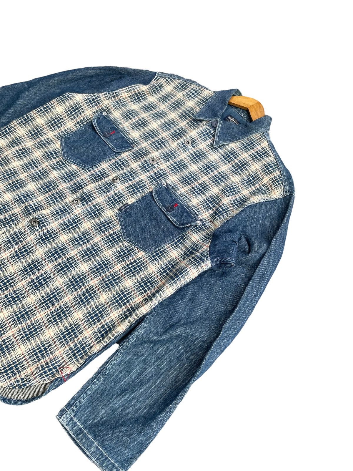 Japanese Brand Kearney House Denim Shirt Size US XL / EU 56 / 4 - 4 Thumbnail