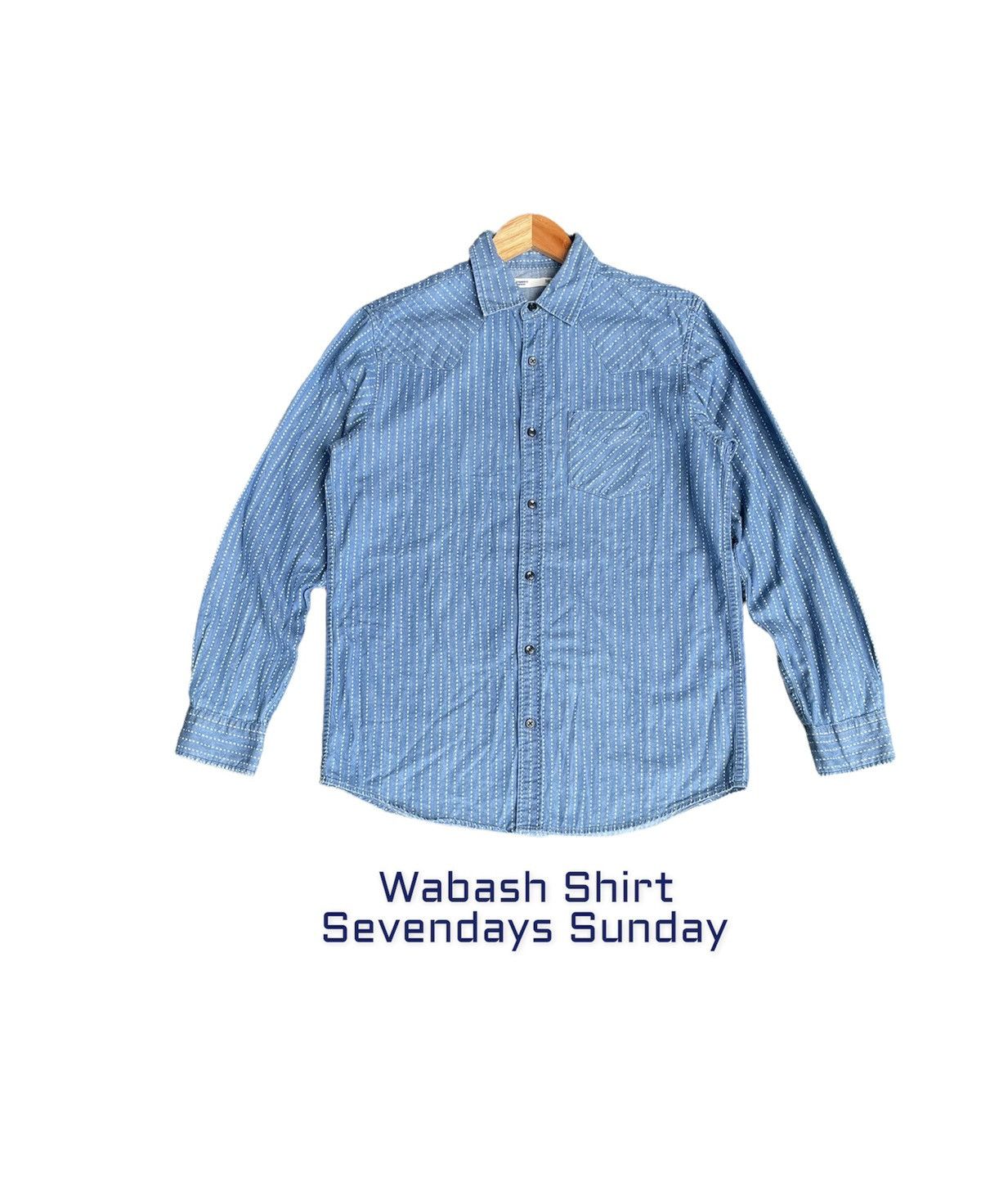 Japanese Brand Wabash Sevendays Sunday Shirt Size US M / EU 48-50 / 2 - 1 Thumbnail
