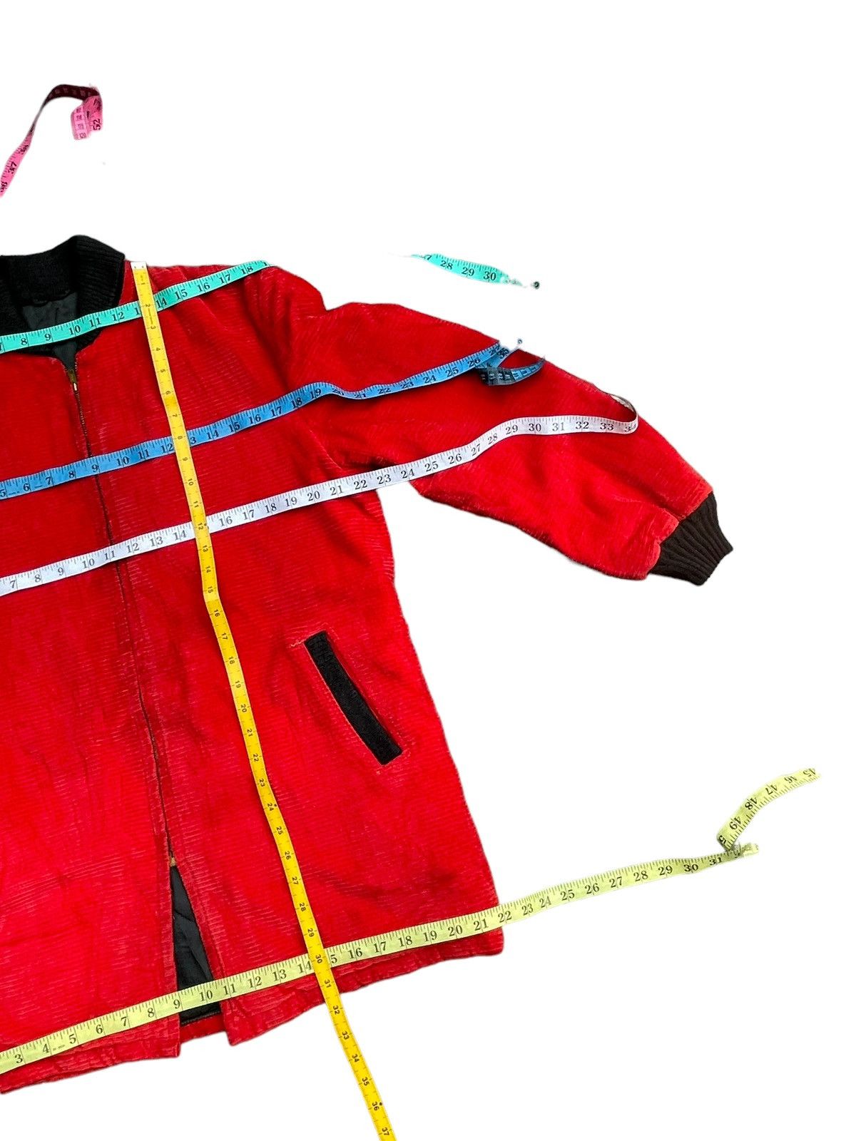 Vintage Vintage 50’s Unknown Coduroy Long Jacket Size US L / EU 52-54 / 3 - 14 Thumbnail