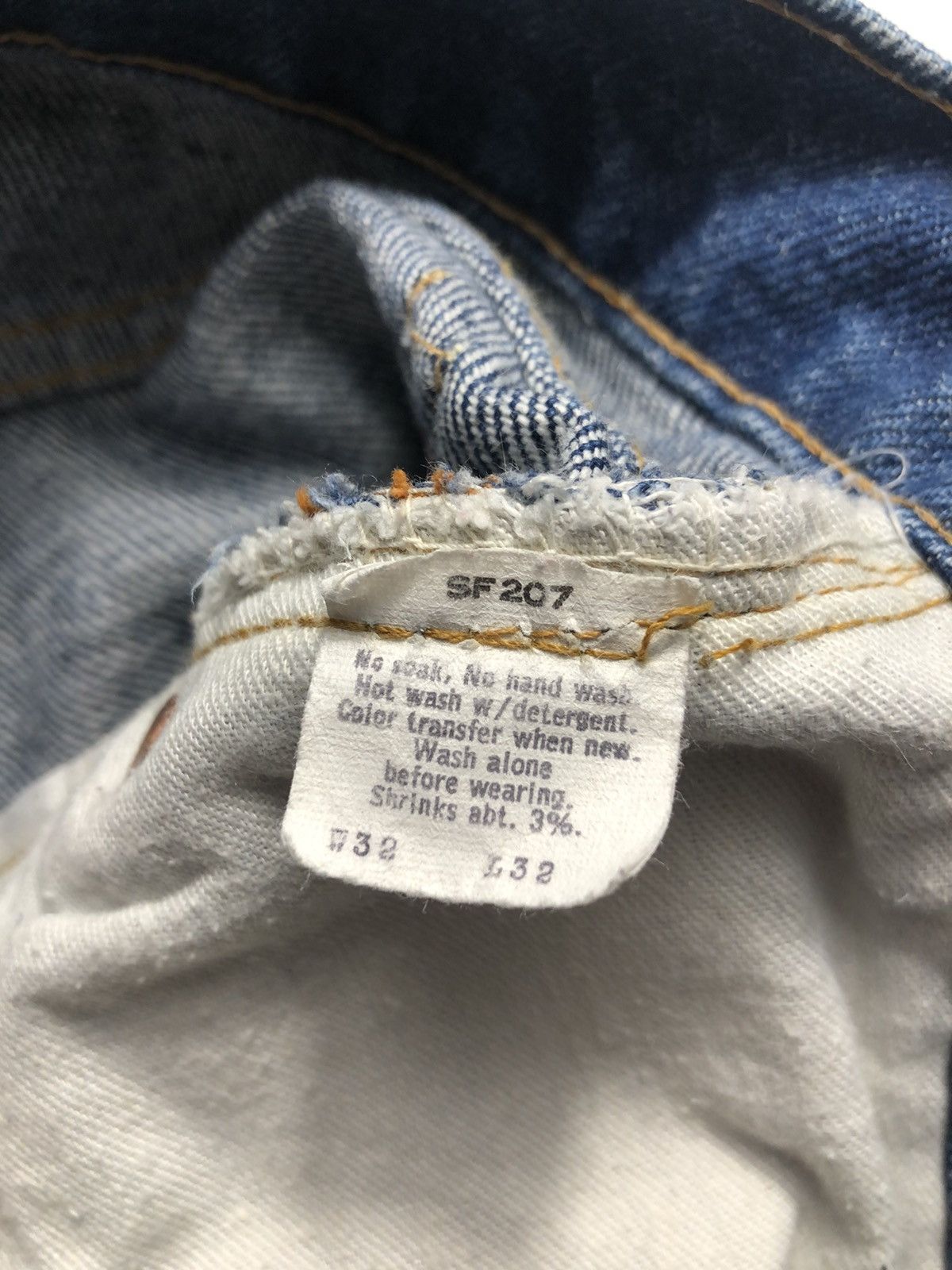 Levi's 70s Levi’s washed distressed denim pants Size US 32 / EU 48 - 8 Thumbnail