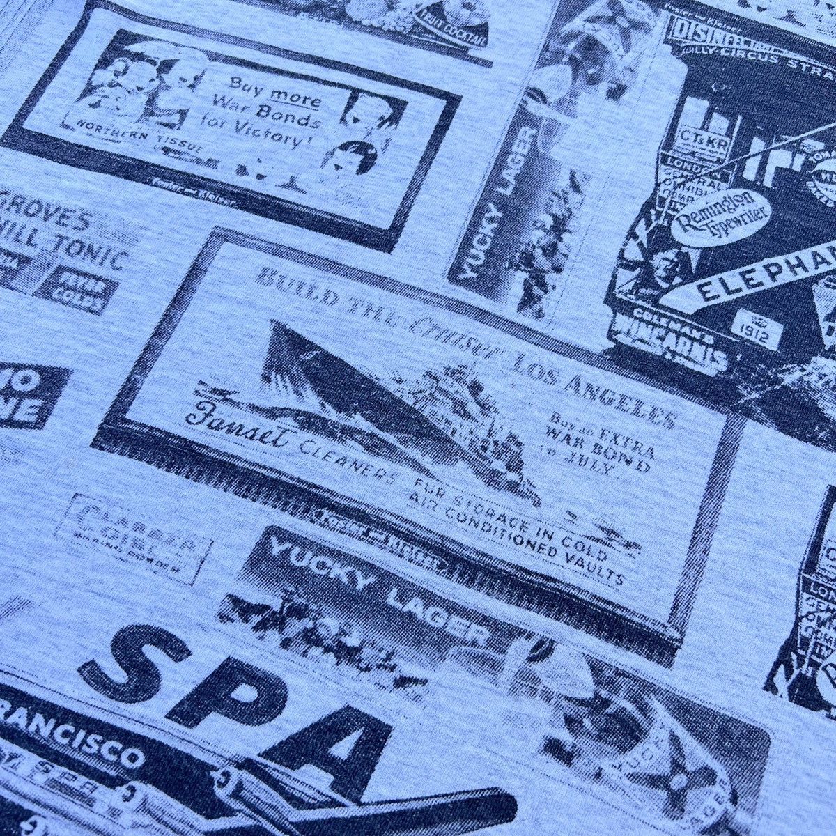 Vintage Vintage RARE 90s All Over Print 1950s Adverts Cars Planes Size US XL / EU 56 / 4 - 4 Thumbnail
