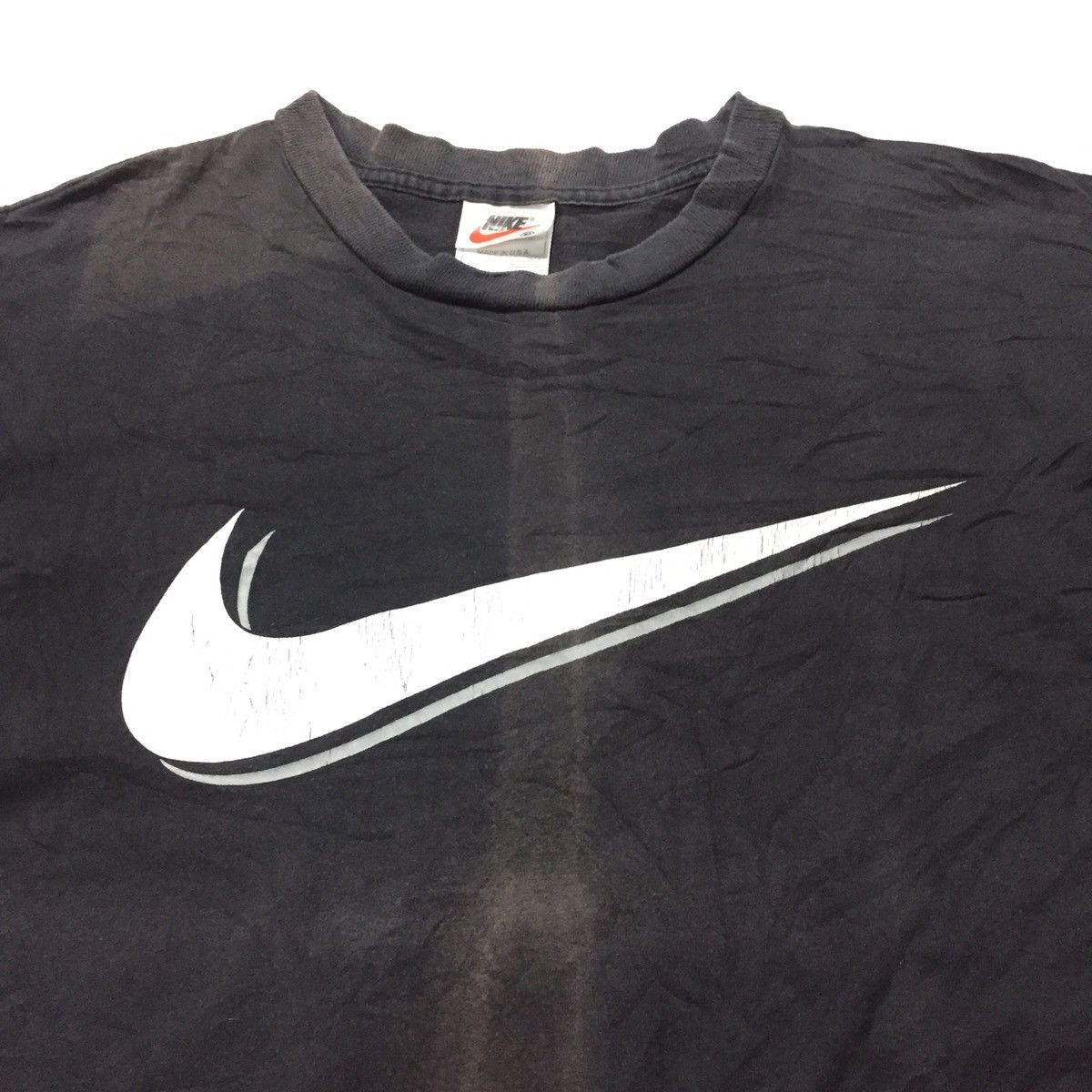 Nike × Vintage Vintage 90s Nike Swoosh Sun Faded Size US M / EU 48-50 / 2 - 5 Thumbnail