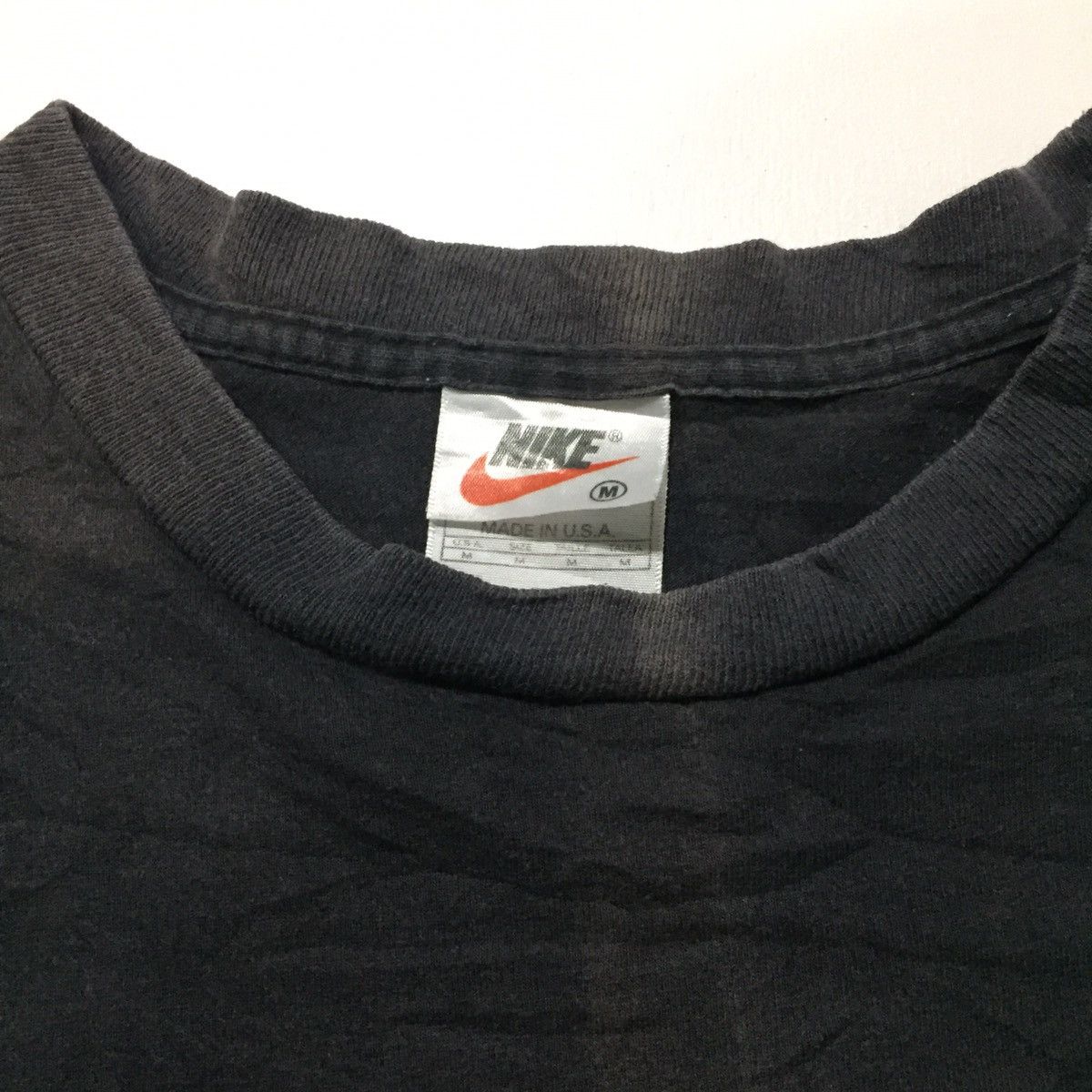 Nike × Vintage Vintage 90s Nike Swoosh Sun Faded Size US M / EU 48-50 / 2 - 4 Thumbnail
