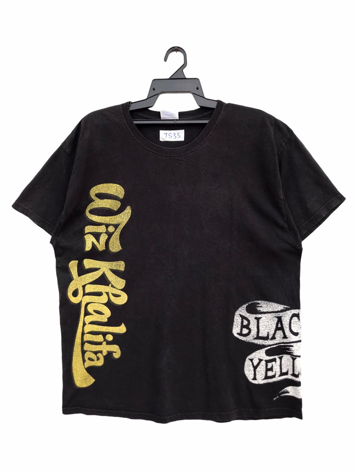 Band Tees Vintage Wiz Khalifa Black & Yellow Shirt Size US XL / EU 56 / 4 - 1 Thumbnail