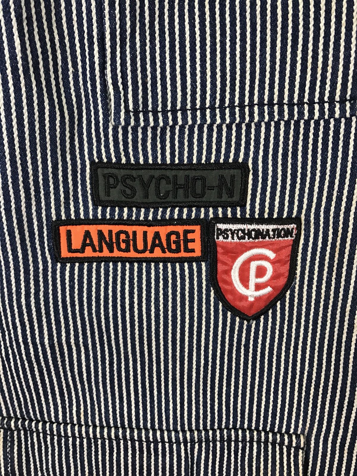 Japanese Brand Psychonation Hickory Striped Workwear Jackets Size US M / EU 48-50 / 2 - 5 Thumbnail