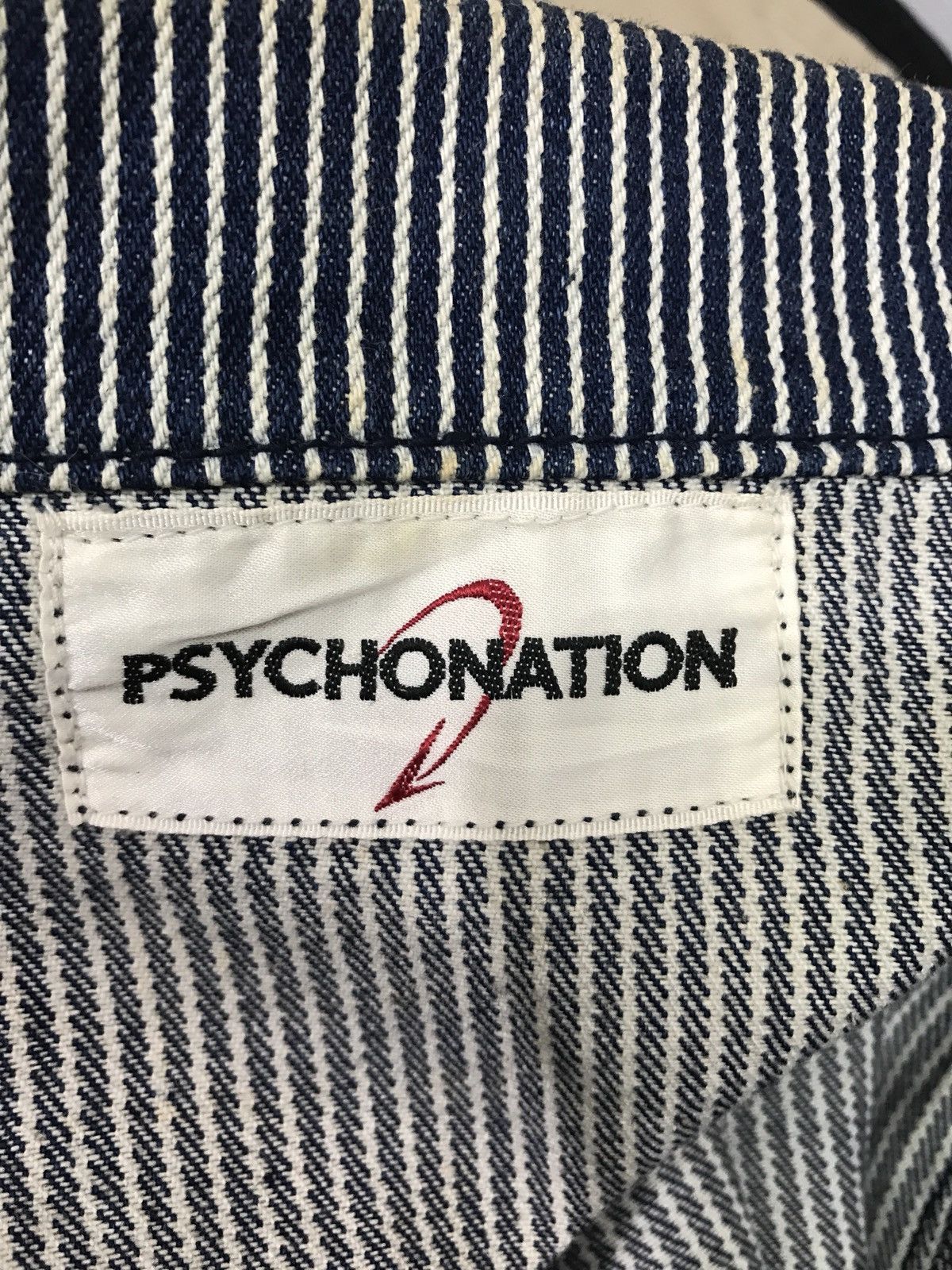 Japanese Brand Psychonation Hickory Striped Workwear Jackets Size US M / EU 48-50 / 2 - 7 Thumbnail