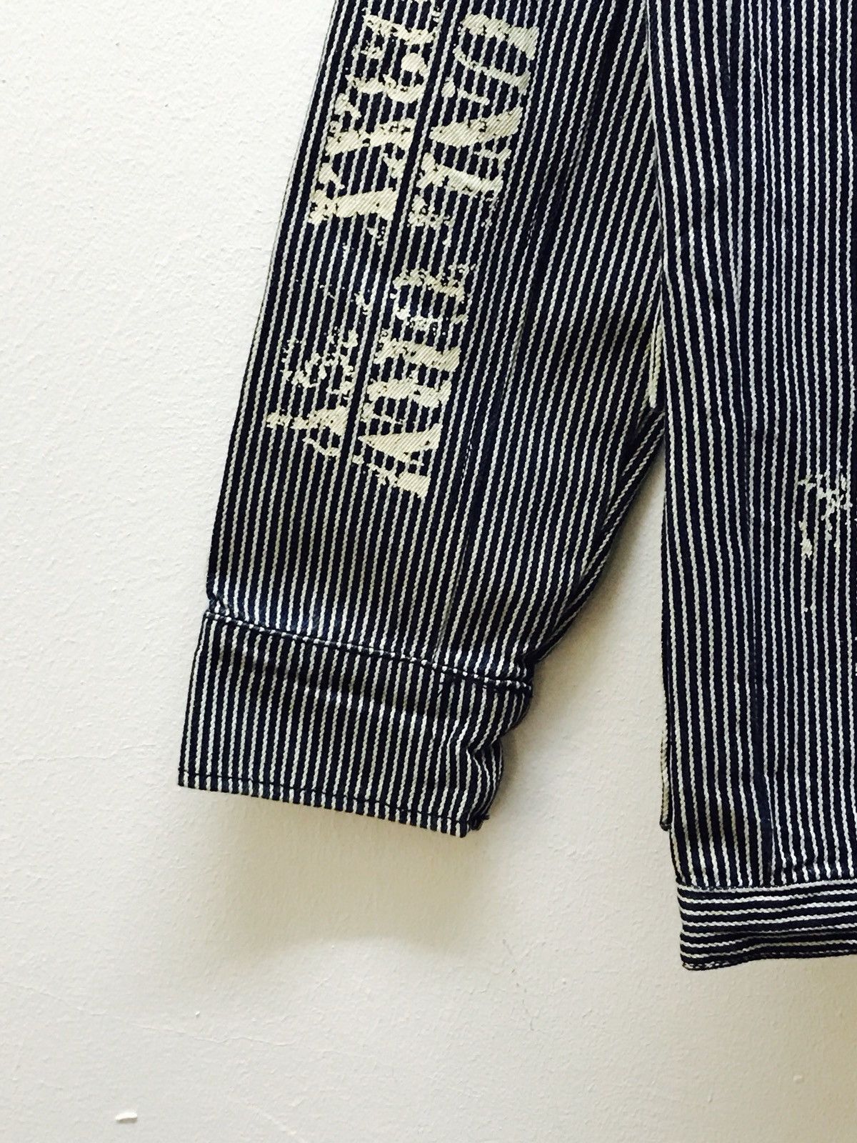 Japanese Brand Psychonation Hickory Striped Workwear Jackets Size US M / EU 48-50 / 2 - 4 Thumbnail