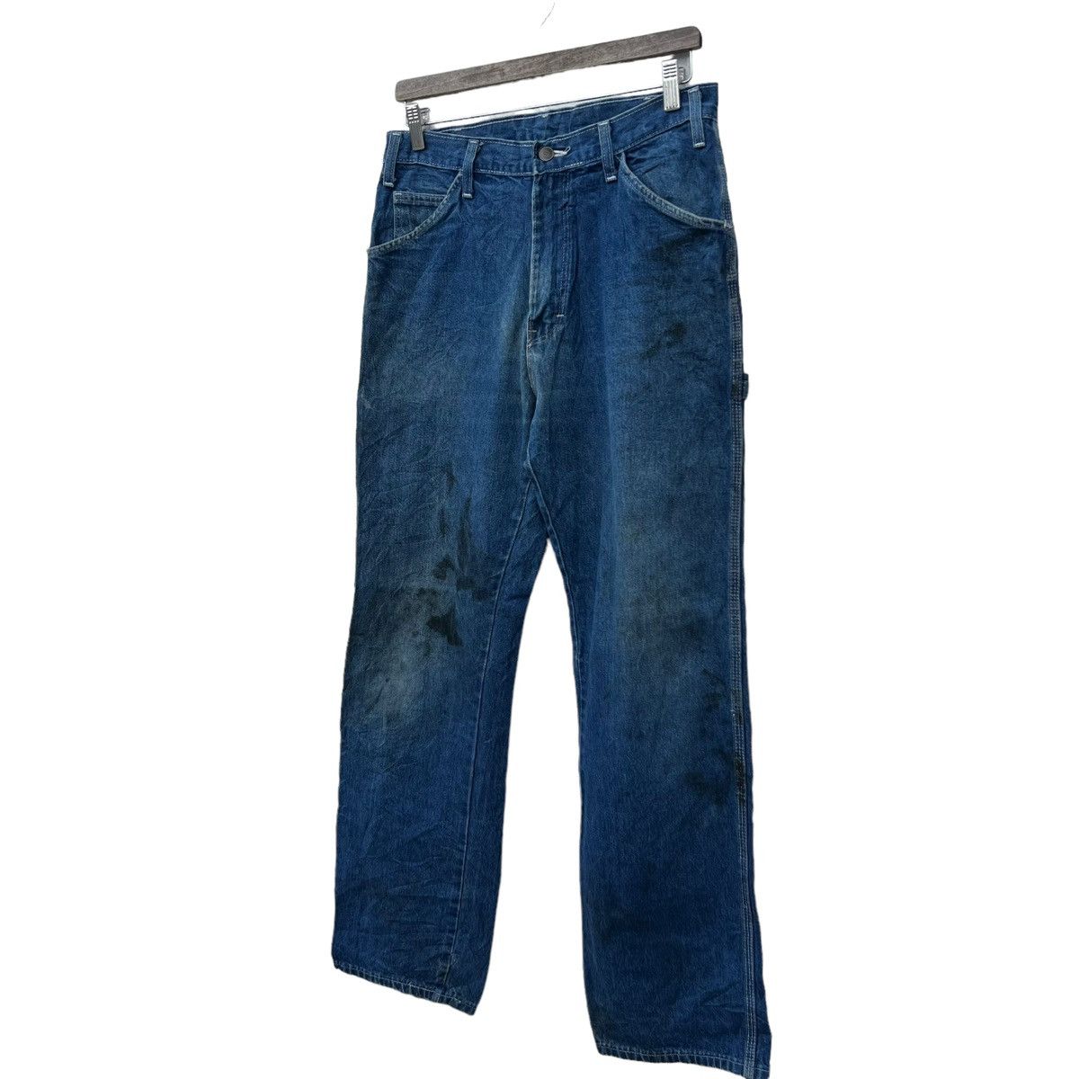 Japanese Brand VINTAGE DICKIES DISTRESSED DENIM WORKERS WEAR DESIGN Size US 32 / EU 48 - 2 Thumbnail