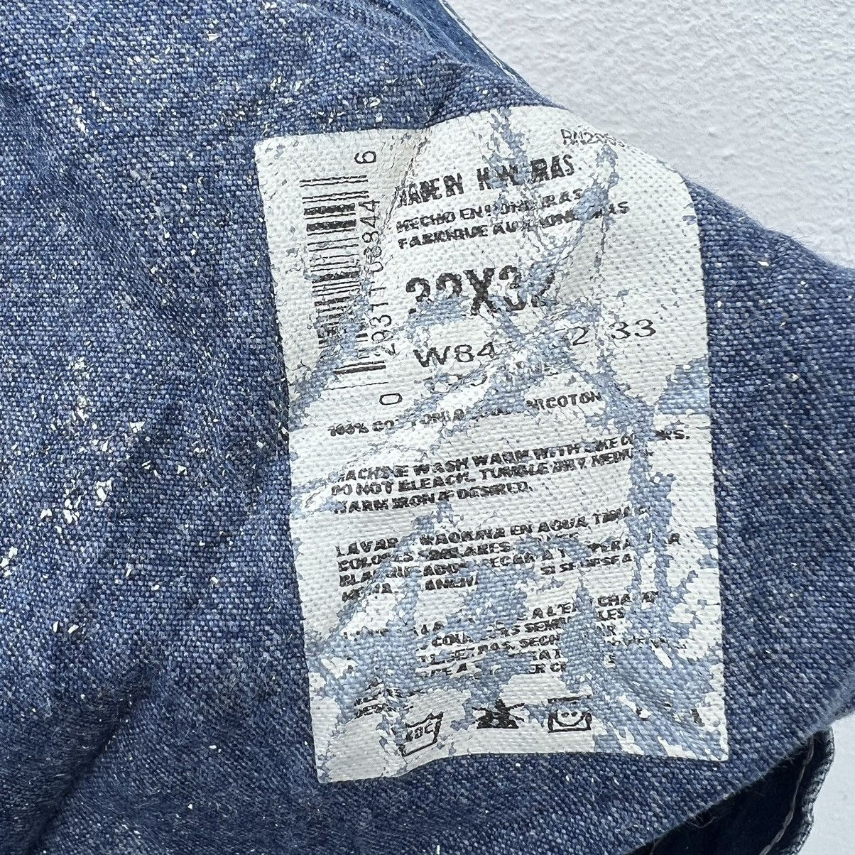 Japanese Brand VINTAGE DICKIES DISTRESSED DENIM WORKERS WEAR DESIGN Size US 32 / EU 48 - 10 Thumbnail
