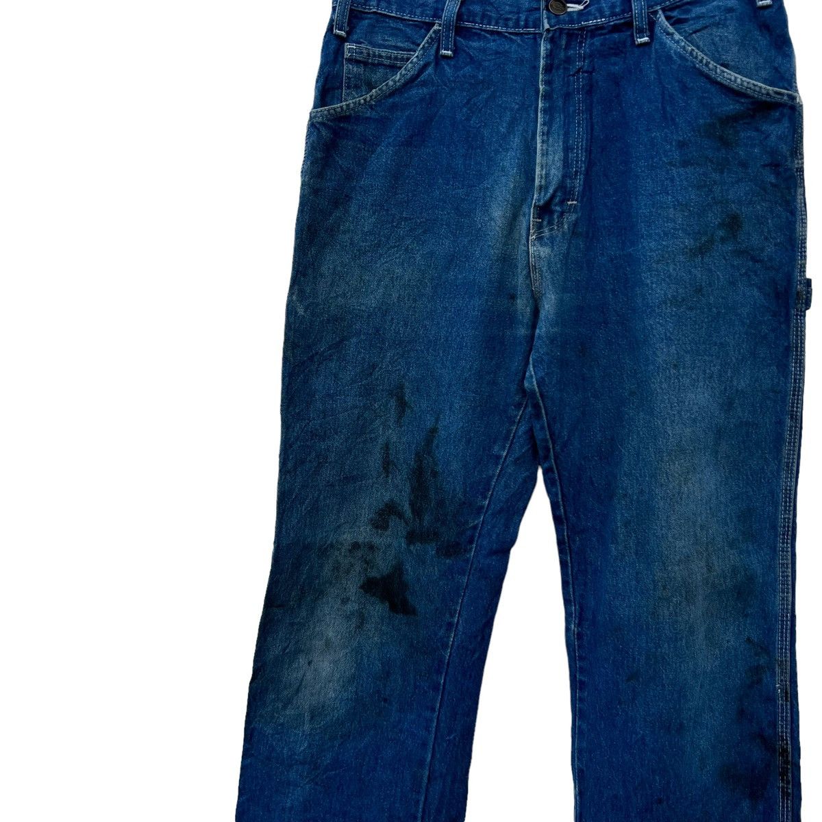 Japanese Brand VINTAGE DICKIES DISTRESSED DENIM WORKERS WEAR DESIGN Size US 32 / EU 48 - 4 Thumbnail