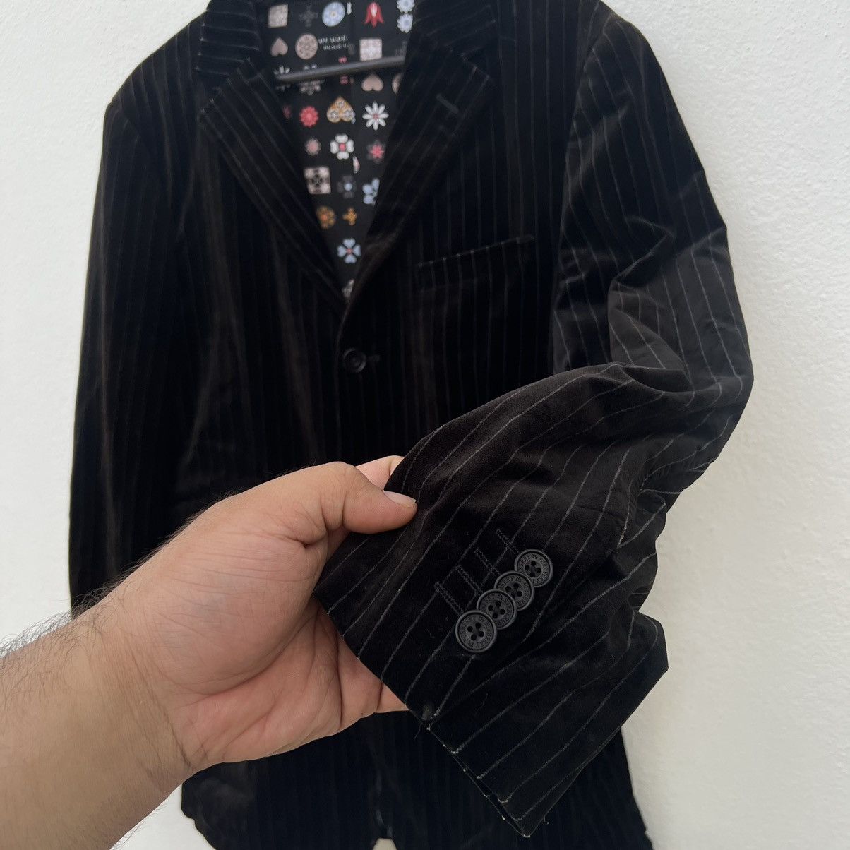 Burberry BURBERRY BLACK LABEL VELVEL CASUAL JACKET FULL PRINT Size US M / EU 48-50 / 2 - 4 Thumbnail