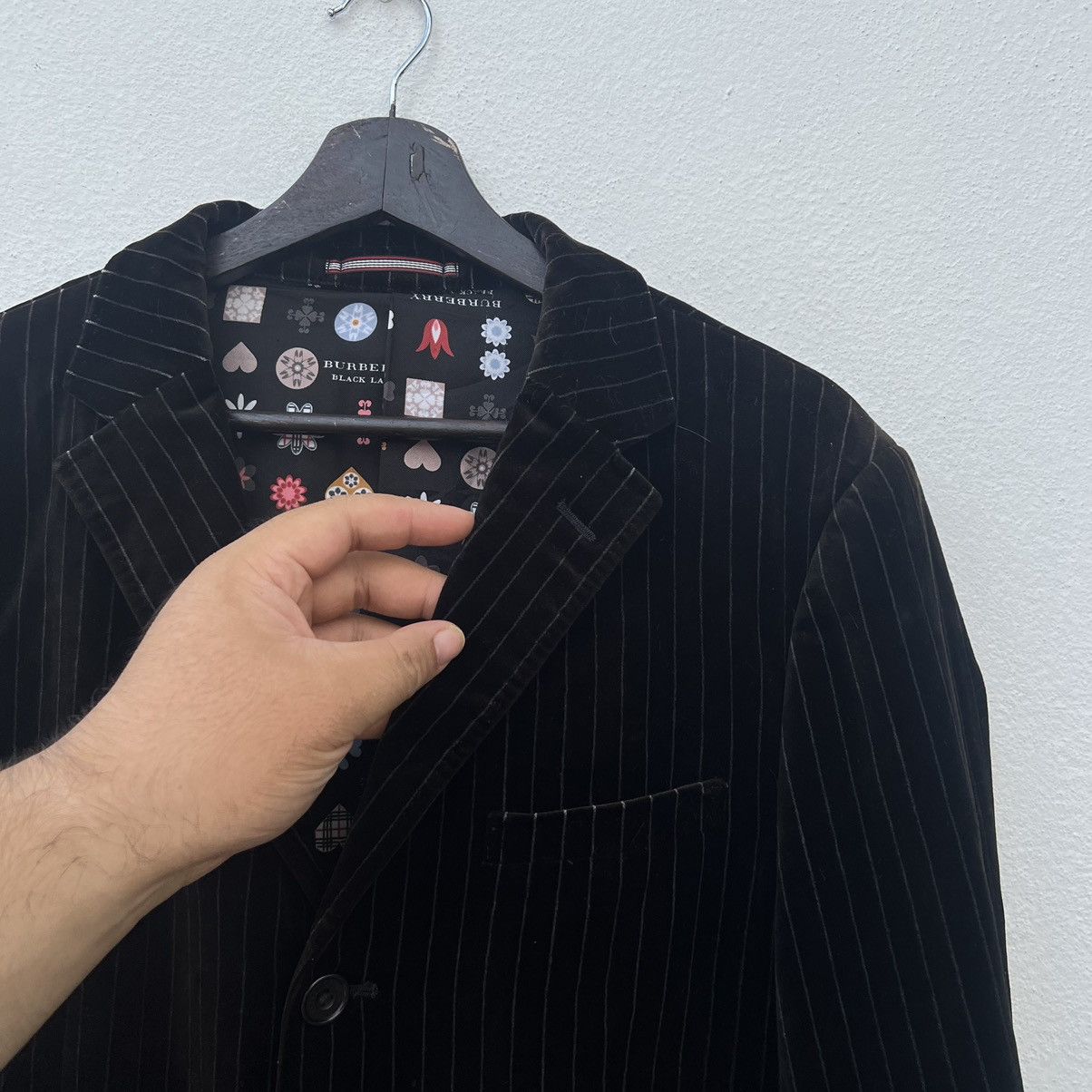 Burberry BURBERRY BLACK LABEL VELVEL CASUAL JACKET FULL PRINT Size US M / EU 48-50 / 2 - 5 Thumbnail