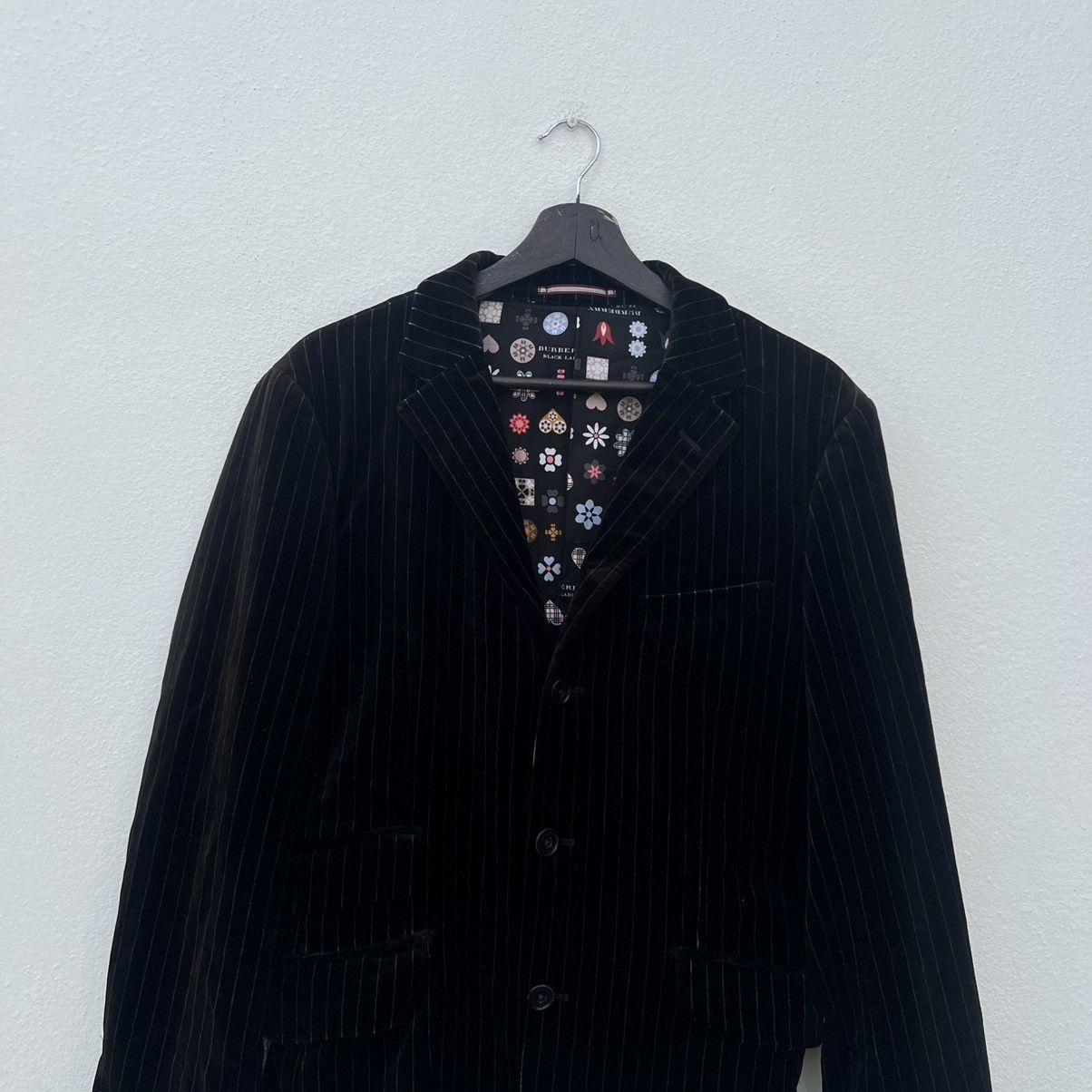 Burberry BURBERRY BLACK LABEL VELVEL CASUAL JACKET FULL PRINT Size US M / EU 48-50 / 2 - 3 Thumbnail