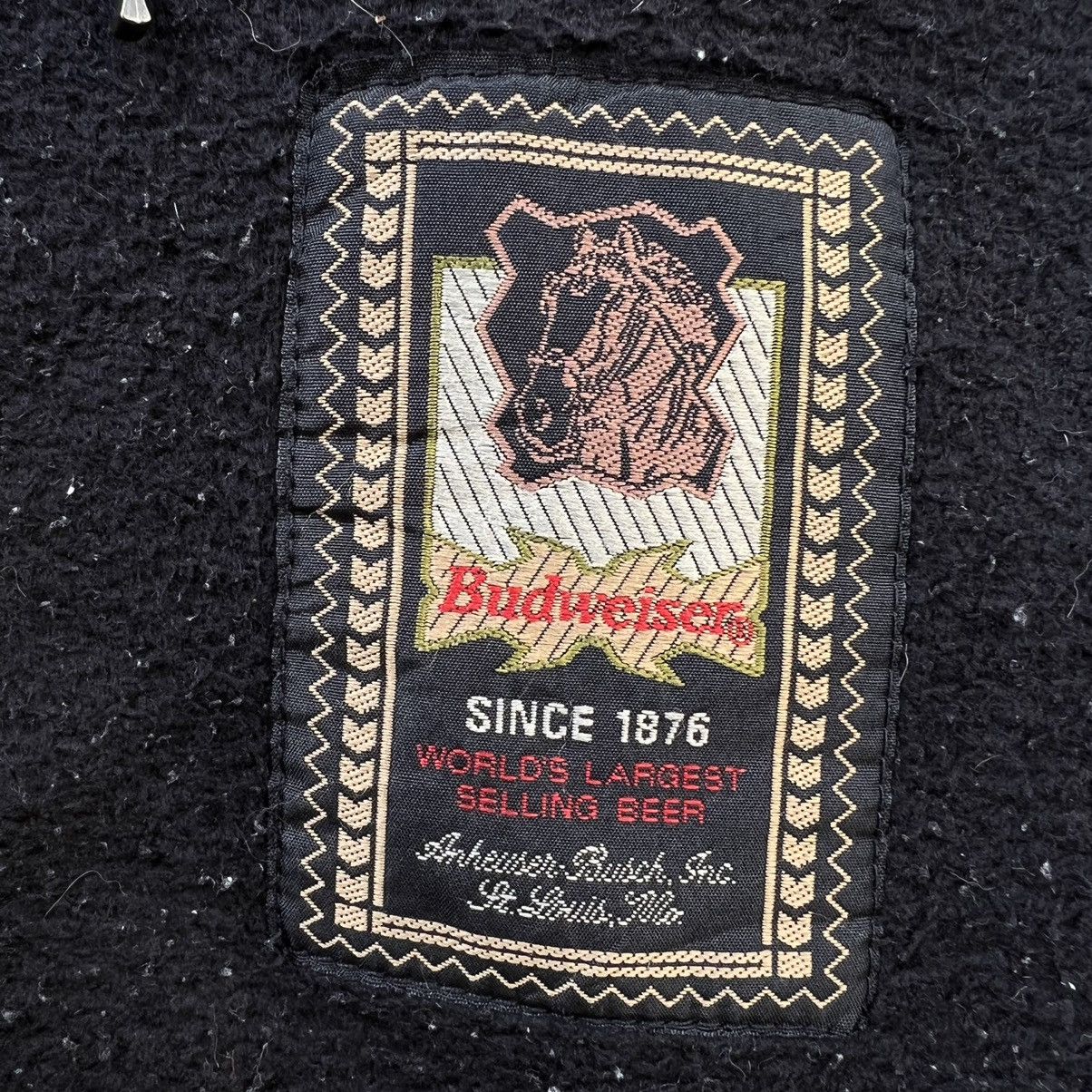 Budweiser VINTAGE BUDWEISER FLEECE JACKET BIG LOGO Size US L / EU 52-54 / 3 - 6 Thumbnail