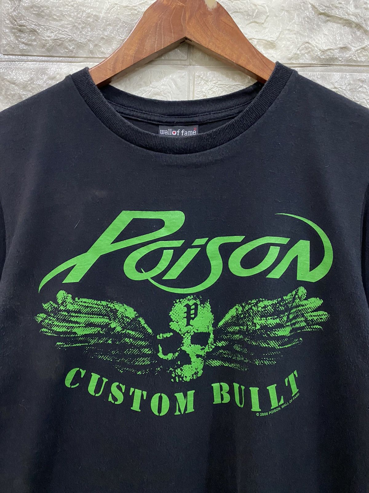Band Tees × Vintage Vintage Y2K Poison “Custom Built” T-Shirt Size US S / EU 44-46 / 1 - 3 Thumbnail