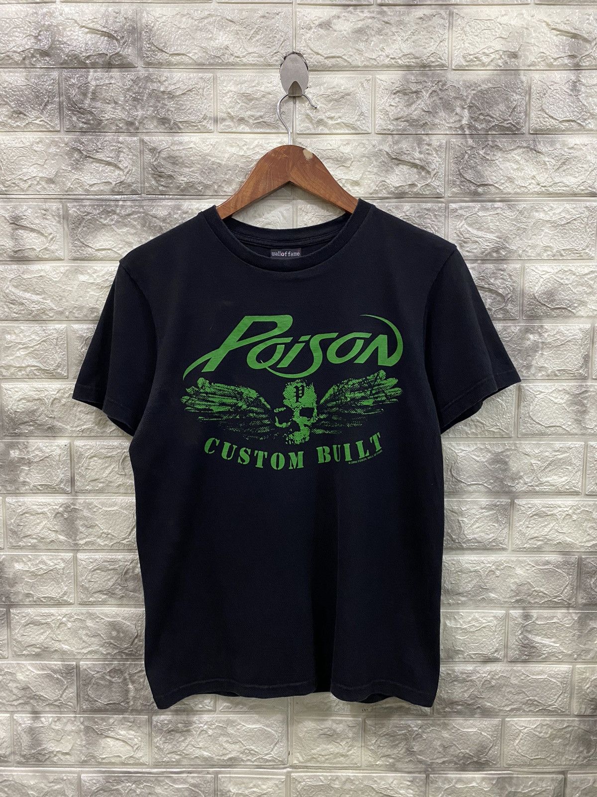 Band Tees × Vintage Vintage Y2K Poison “Custom Built” T-Shirt Size US S / EU 44-46 / 1 - 1 Thumbnail
