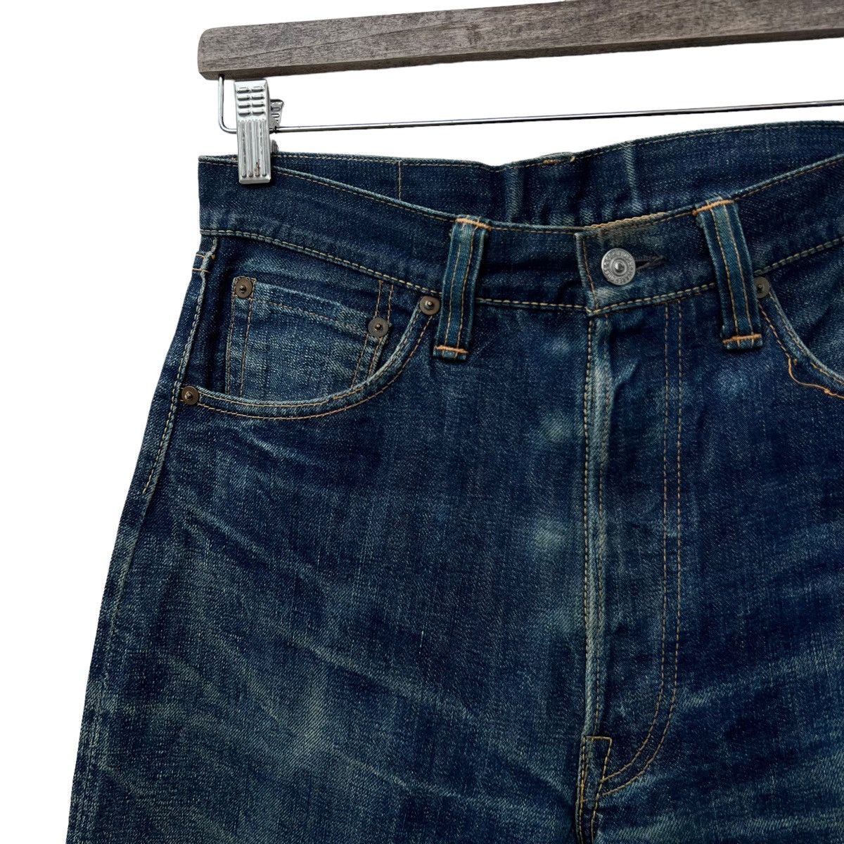 Japanese Brand VINTAGE SELVEDGE WAREHOUSE COMPANY RARE DESIGN Size US 30 / EU 46 - 4 Thumbnail