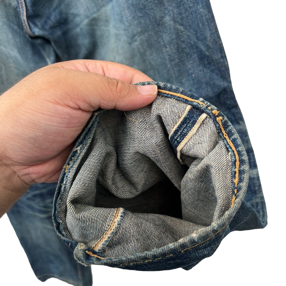 Japanese Brand VINTAGE SELVEDGE WAREHOUSE COMPANY RARE DESIGN Size US 30 / EU 46 - 15 Thumbnail