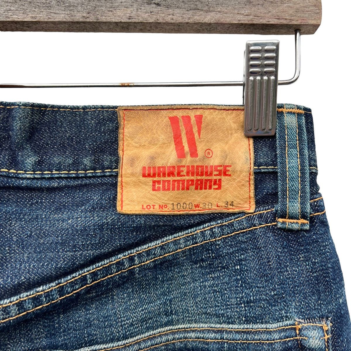 Japanese Brand VINTAGE SELVEDGE WAREHOUSE COMPANY RARE DESIGN Size US 30 / EU 46 - 13 Thumbnail