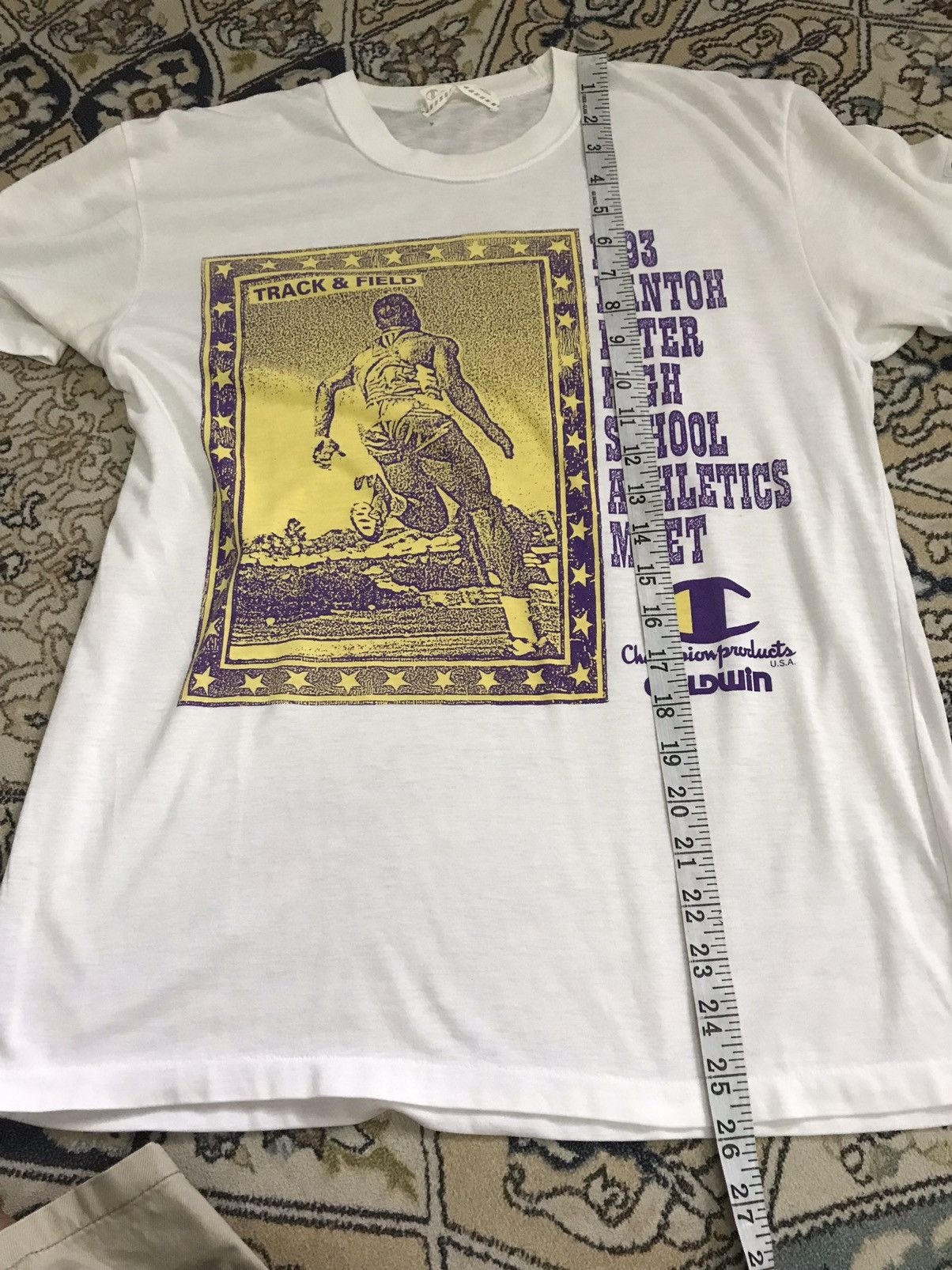 Champion Vintage 90s Champion Kantoh Inter High School T Shirt Size US M / EU 48-50 / 2 - 20 Thumbnail