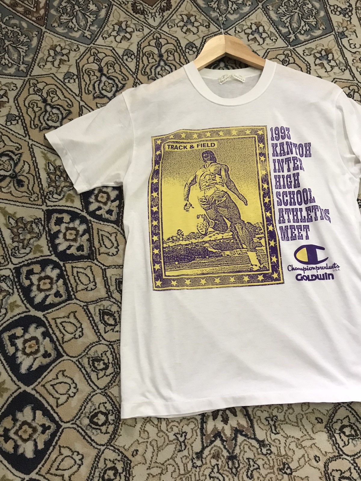 Champion Vintage 90s Champion Kantoh Inter High School T Shirt Size US M / EU 48-50 / 2 - 3 Thumbnail