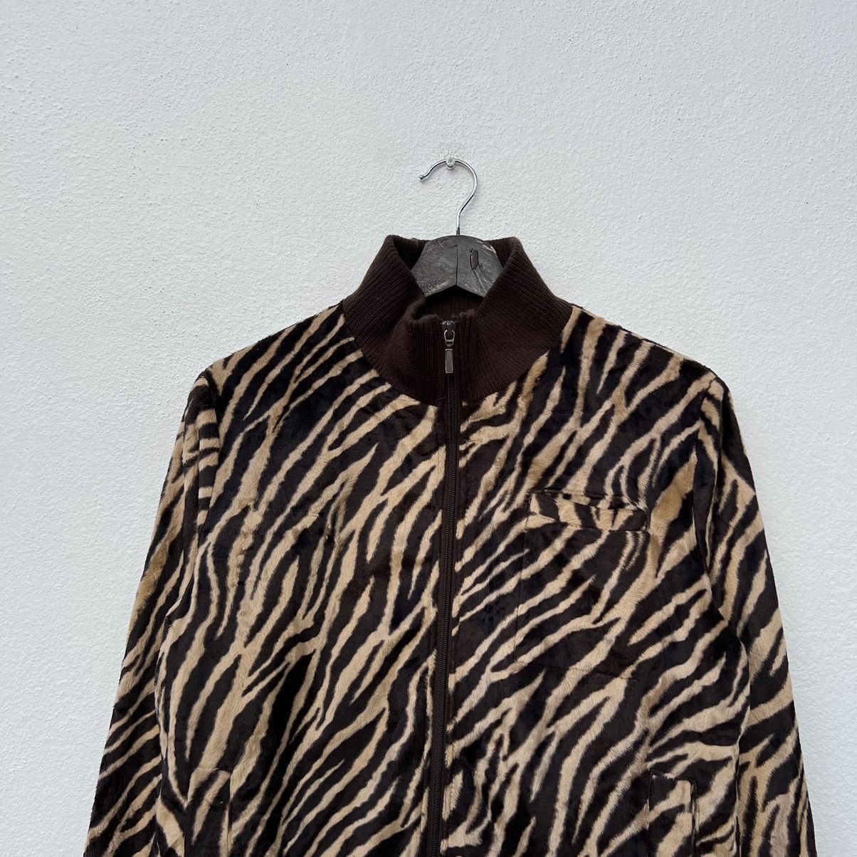 Japanese Brand VINTAGE JAPAN KISSMARK ZIPPER JACKET TIGER STRIPED DESIGN Size US M / EU 48-50 / 2 - 3 Thumbnail