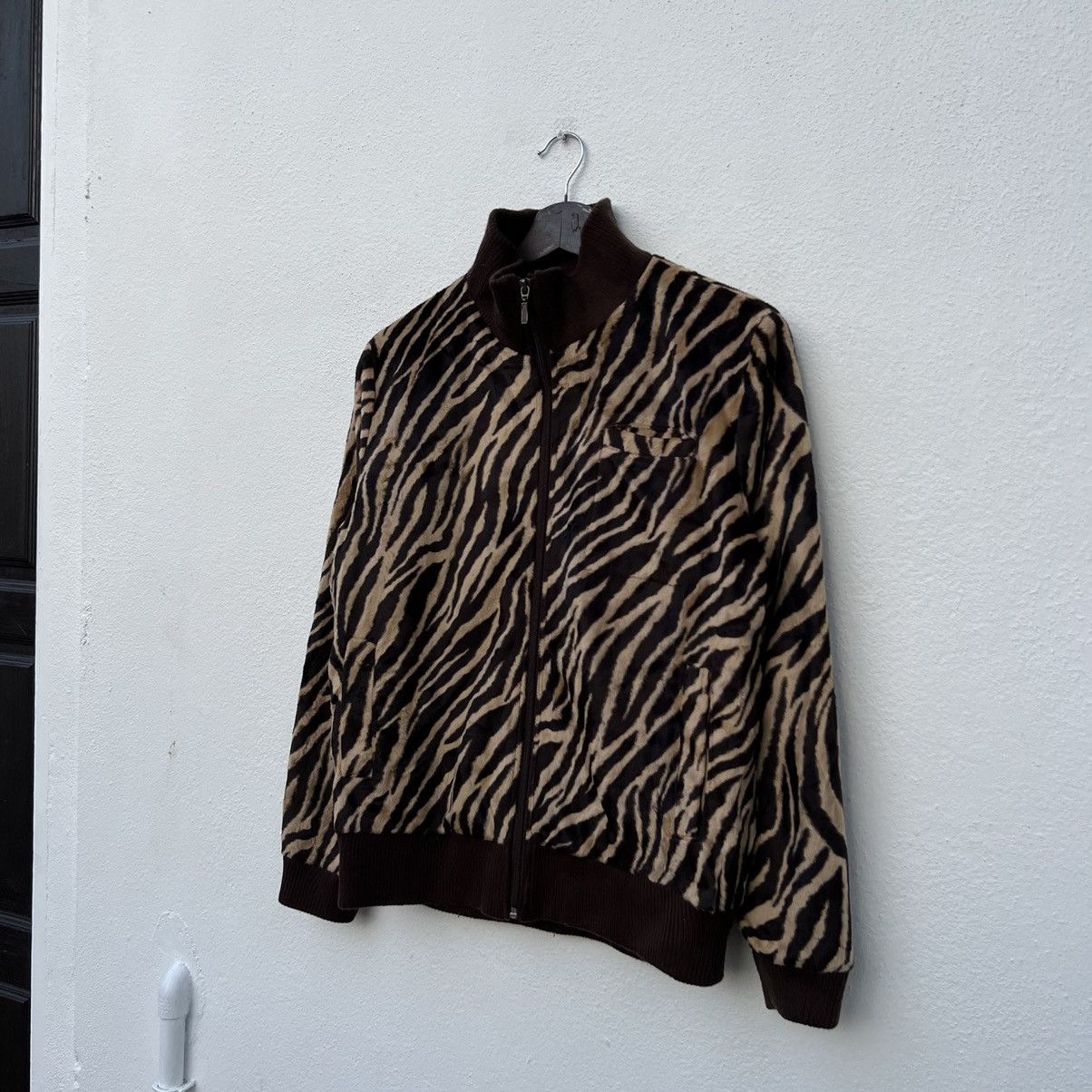 Japanese Brand VINTAGE JAPAN KISSMARK ZIPPER JACKET TIGER STRIPED DESIGN Size US M / EU 48-50 / 2 - 2 Thumbnail